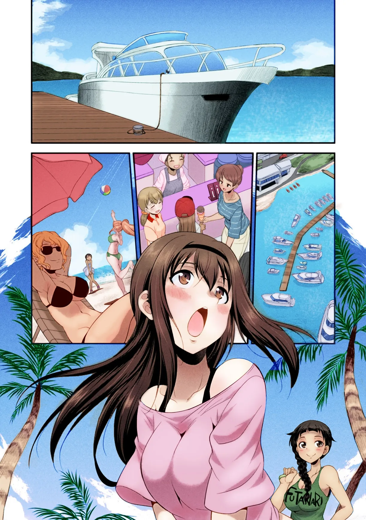 HentaiVN.net - Ảnh 9 - Đại chiến Futa~Nữ hoàng dương vật [Futanarijima ~The Queen of Penis~] - Chap 1