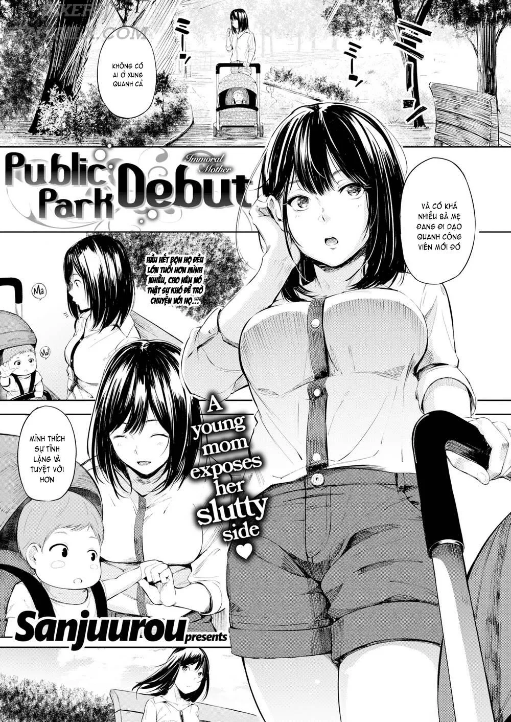 HentaiVN.net - Ảnh 4 - Public Park Debut [Comic X-Eros #69] - Oneshot [Không Che]