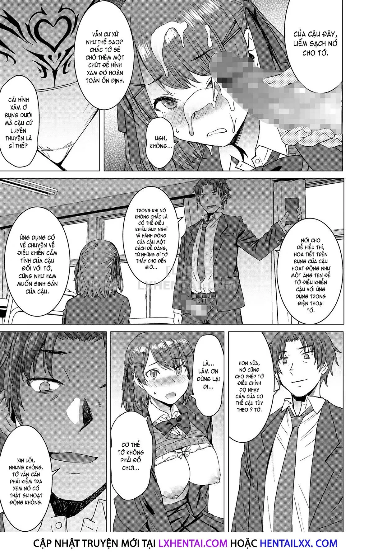 HentaiVN.net - Ảnh 17 - Crotch Tattoo Sex App [Inmon Koubi Appli - The application of lewd pattern mating] - Oneshot