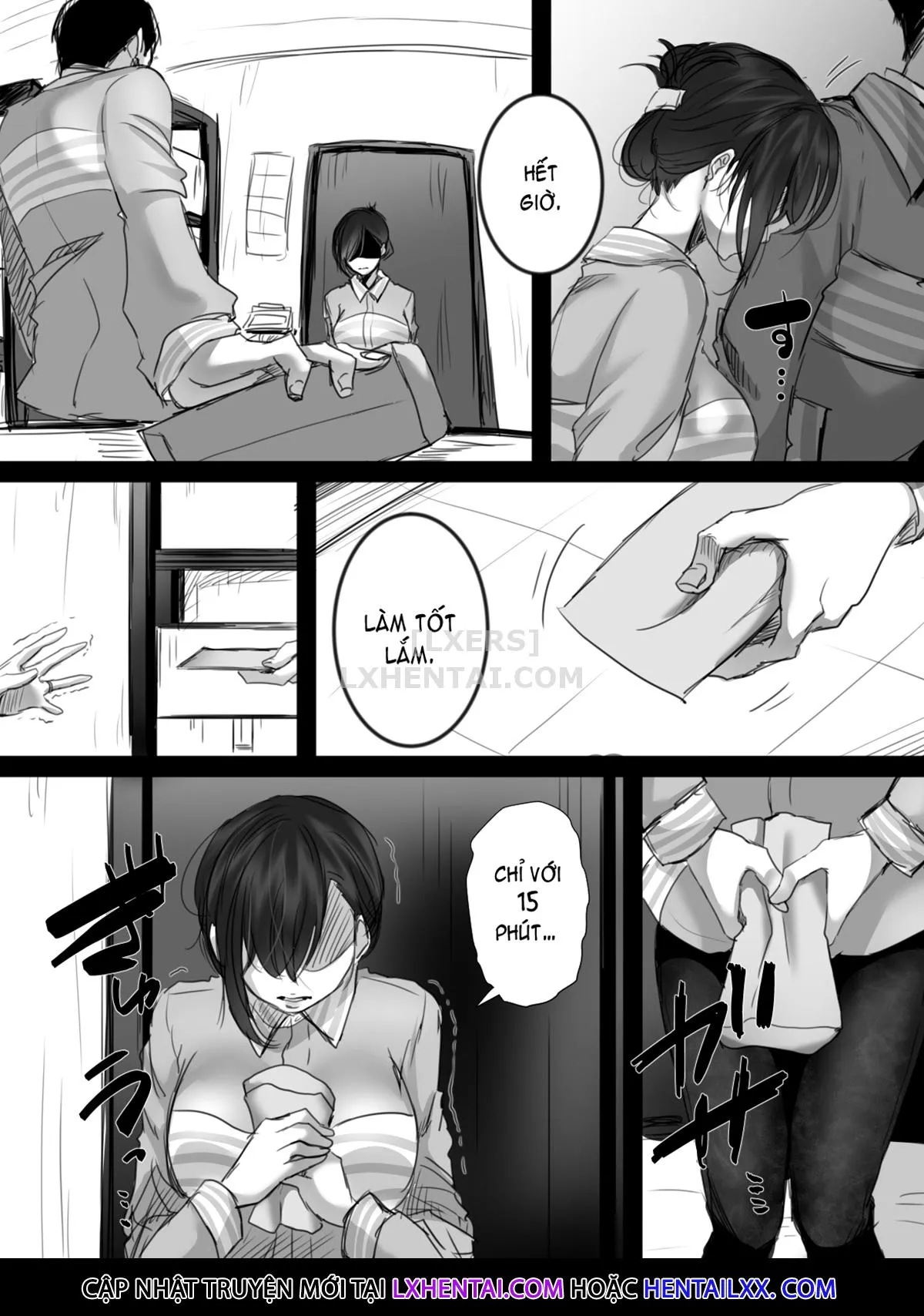 HentaiVN.net - Ảnh 18 - 15 phút tăng ca [15-Fun No Zangyou; RE: 15-Fun No Zangyou] - Chương 1
