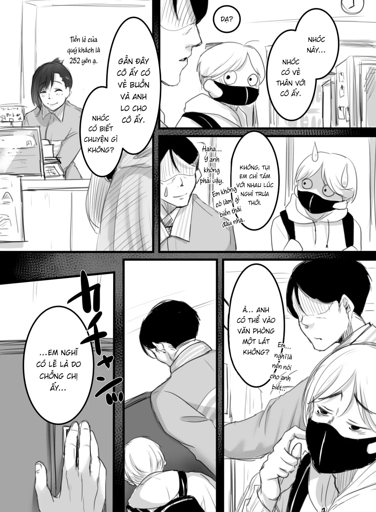 HentaiVN.net - Ảnh 13 - 15 phút tăng ca [15-Fun No Zangyou; RE: 15-Fun No Zangyou] - Chương 2.1: Chương của người quản lí