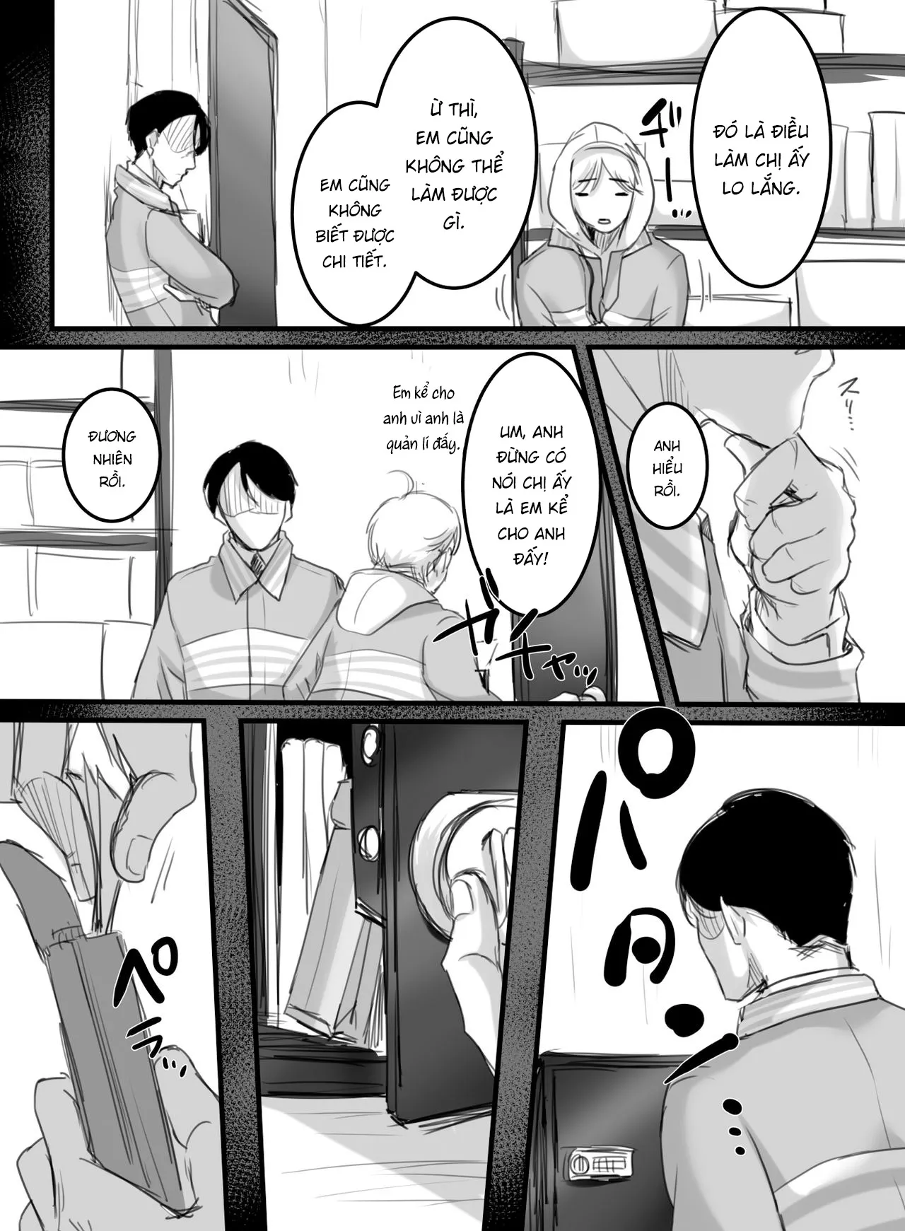 HentaiVN.net - Ảnh 14 - 15 phút tăng ca [15-Fun No Zangyou; RE: 15-Fun No Zangyou] - Chương 2.1: Chương của người quản lí