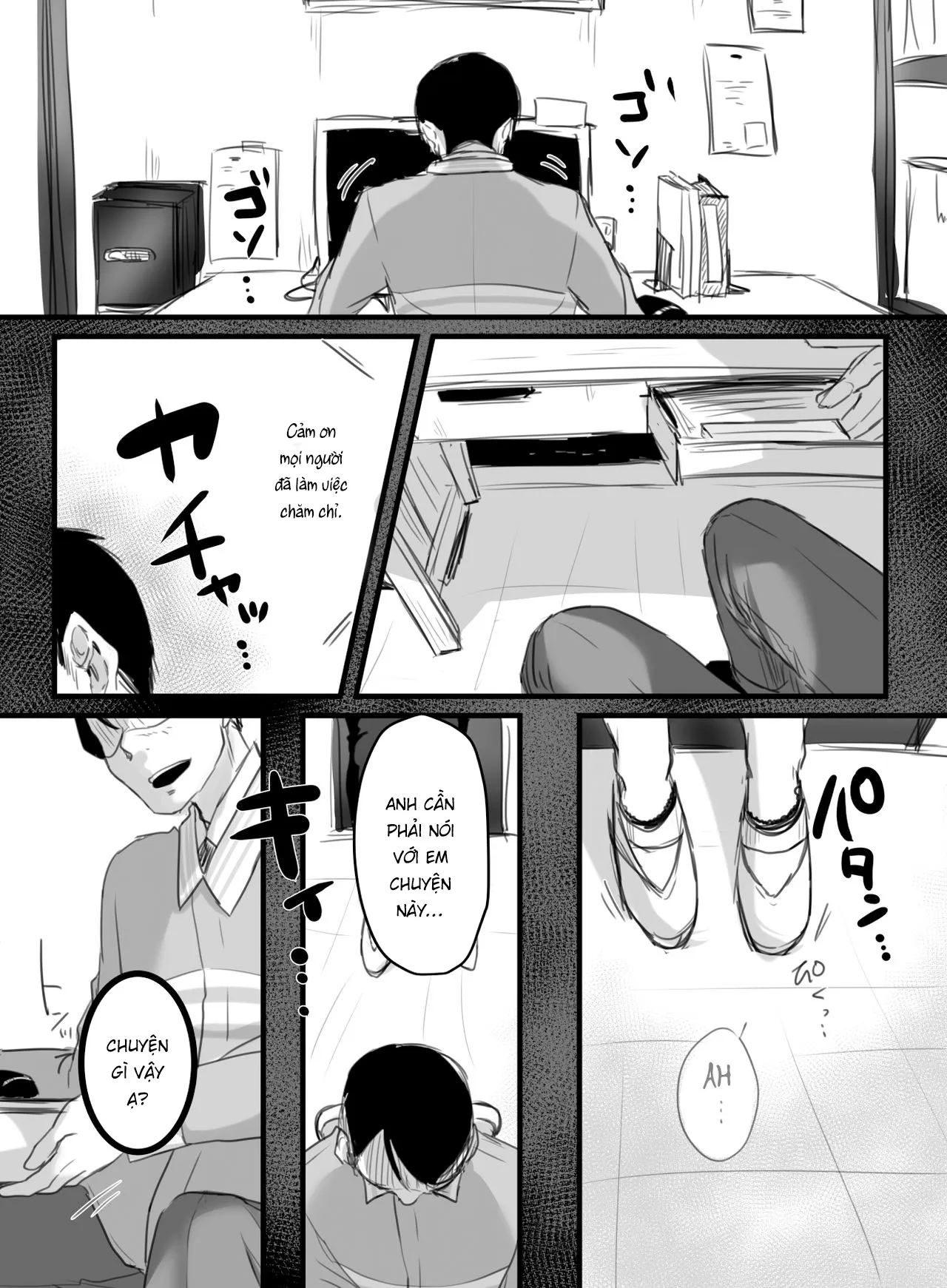 HentaiVN.net - Ảnh 15 - 15 phút tăng ca [15-Fun No Zangyou; RE: 15-Fun No Zangyou] - Chương 2.1: Chương của người quản lí