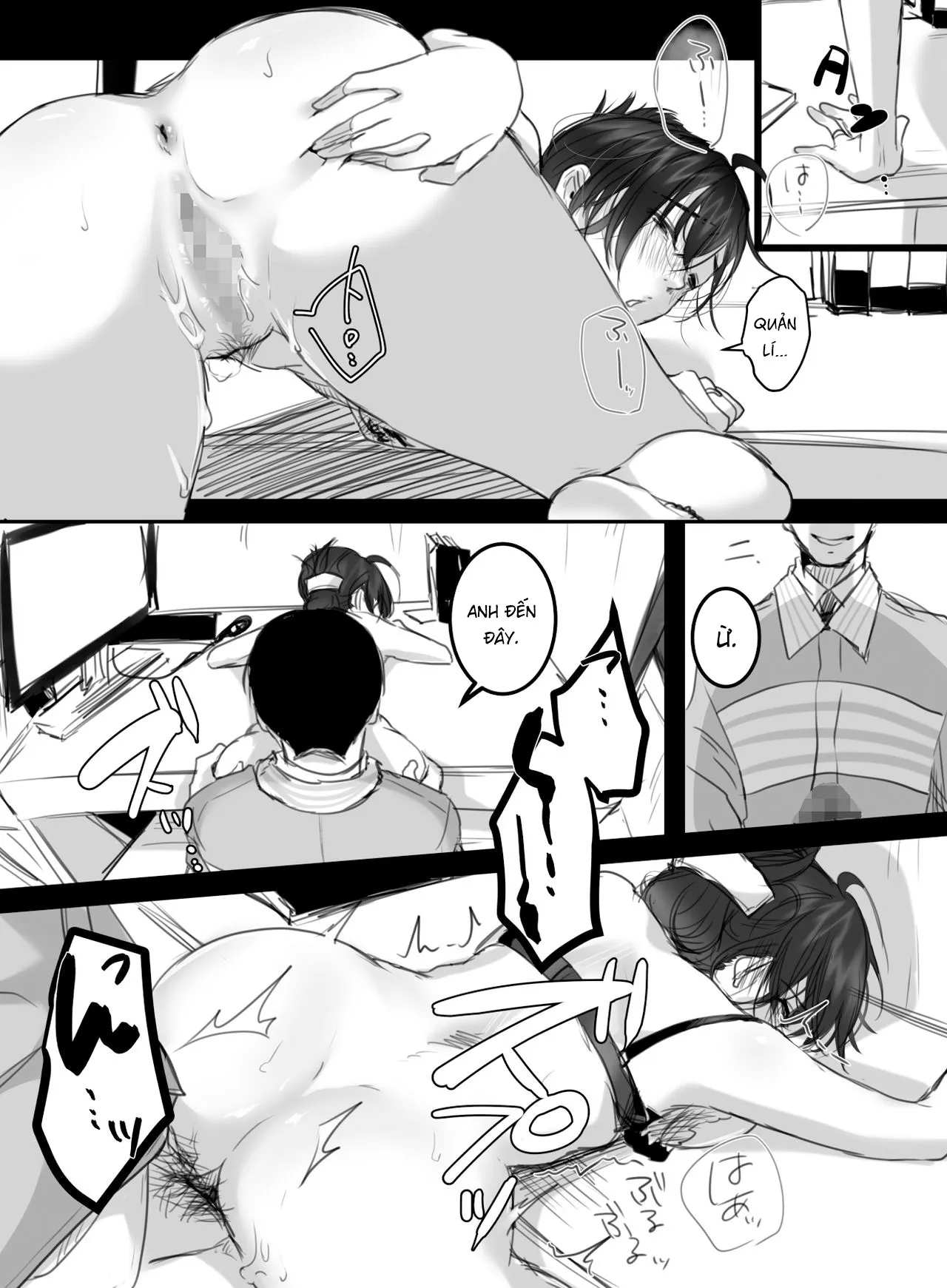 HentaiVN.net - Ảnh 33 - 15 phút tăng ca [15-Fun No Zangyou; RE: 15-Fun No Zangyou] - Chương 2.1: Chương của người quản lí