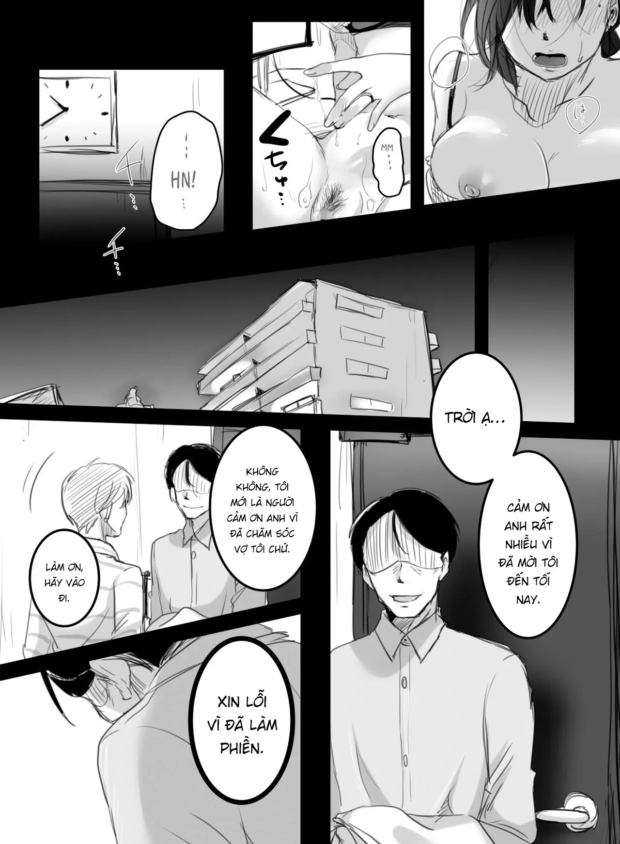 HentaiVN.net - Ảnh 38 - 15 phút tăng ca [15-Fun No Zangyou; RE: 15-Fun No Zangyou] - Chương 2.1: Chương của người quản lí