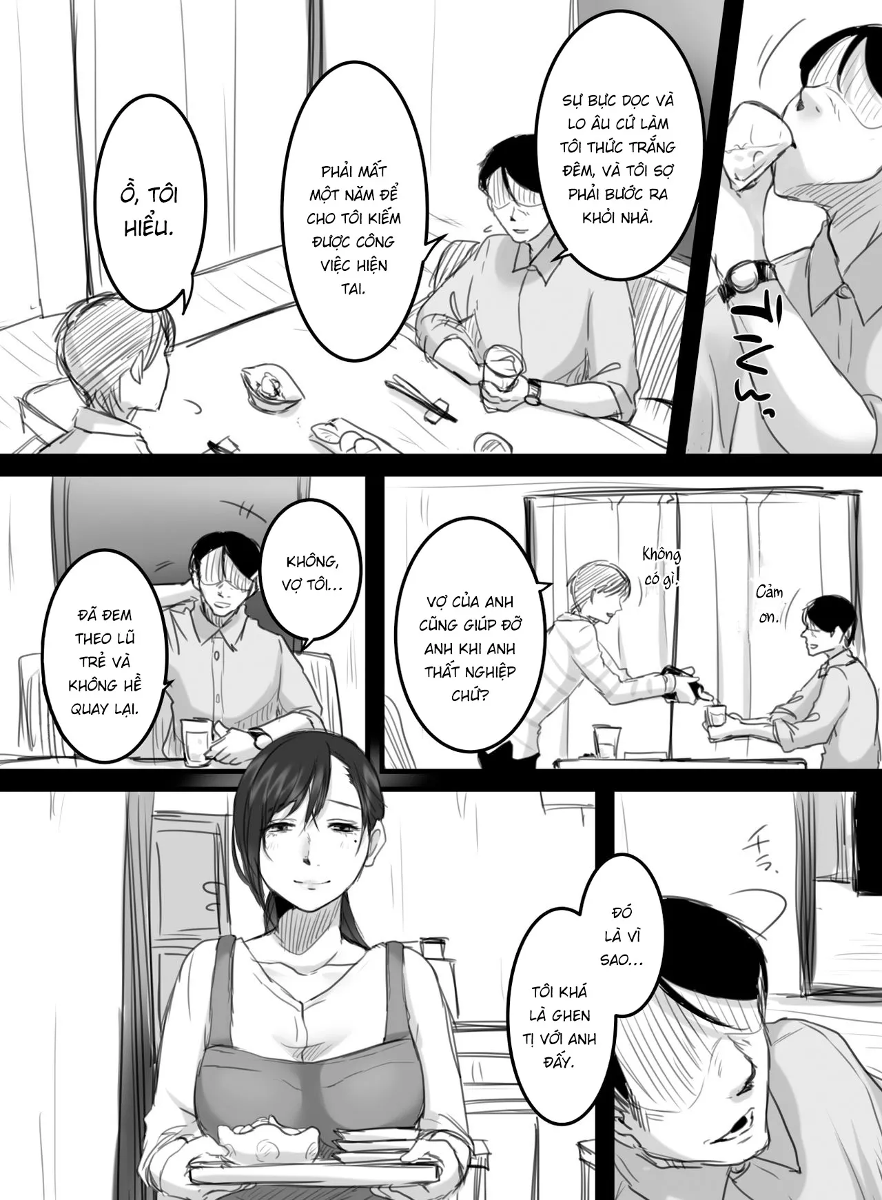 HentaiVN.net - Ảnh 40 - 15 phút tăng ca [15-Fun No Zangyou; RE: 15-Fun No Zangyou] - Chương 2.1: Chương của người quản lí