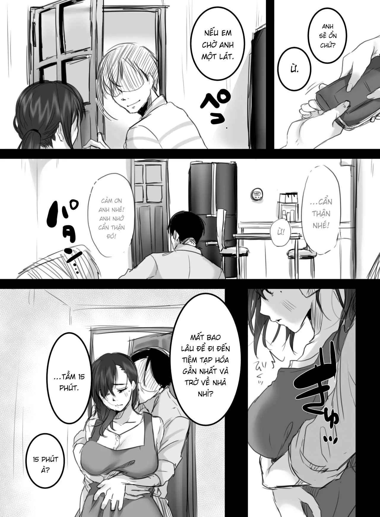 HentaiVN.net - Ảnh 43 - 15 phút tăng ca [15-Fun No Zangyou; RE: 15-Fun No Zangyou] - Chương 2.1: Chương của người quản lí