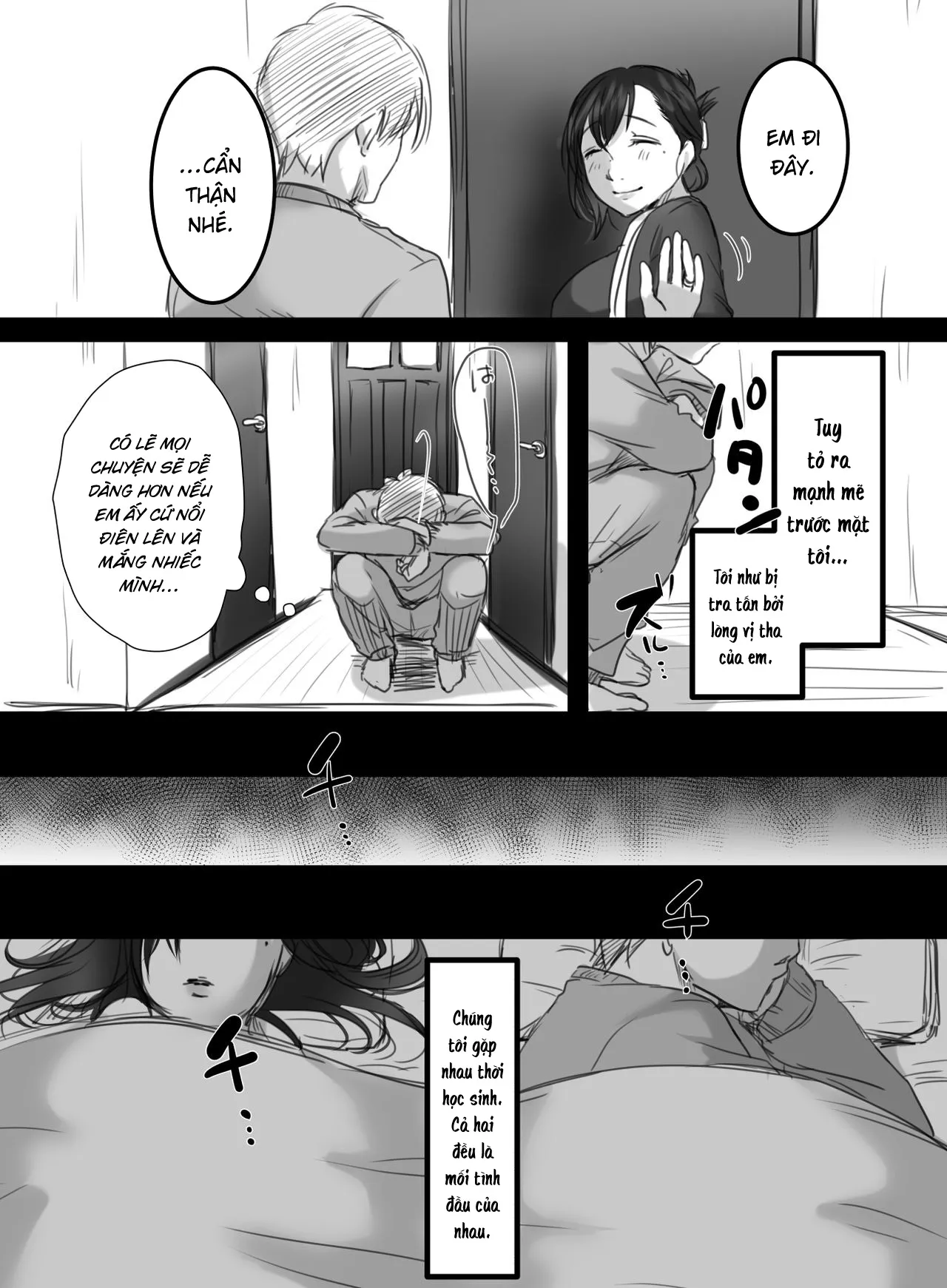 HentaiVN.net - Ảnh 10 - 15 phút tăng ca [15-Fun No Zangyou; RE: 15-Fun No Zangyou] - Chương 2.2: Chương của người chồng