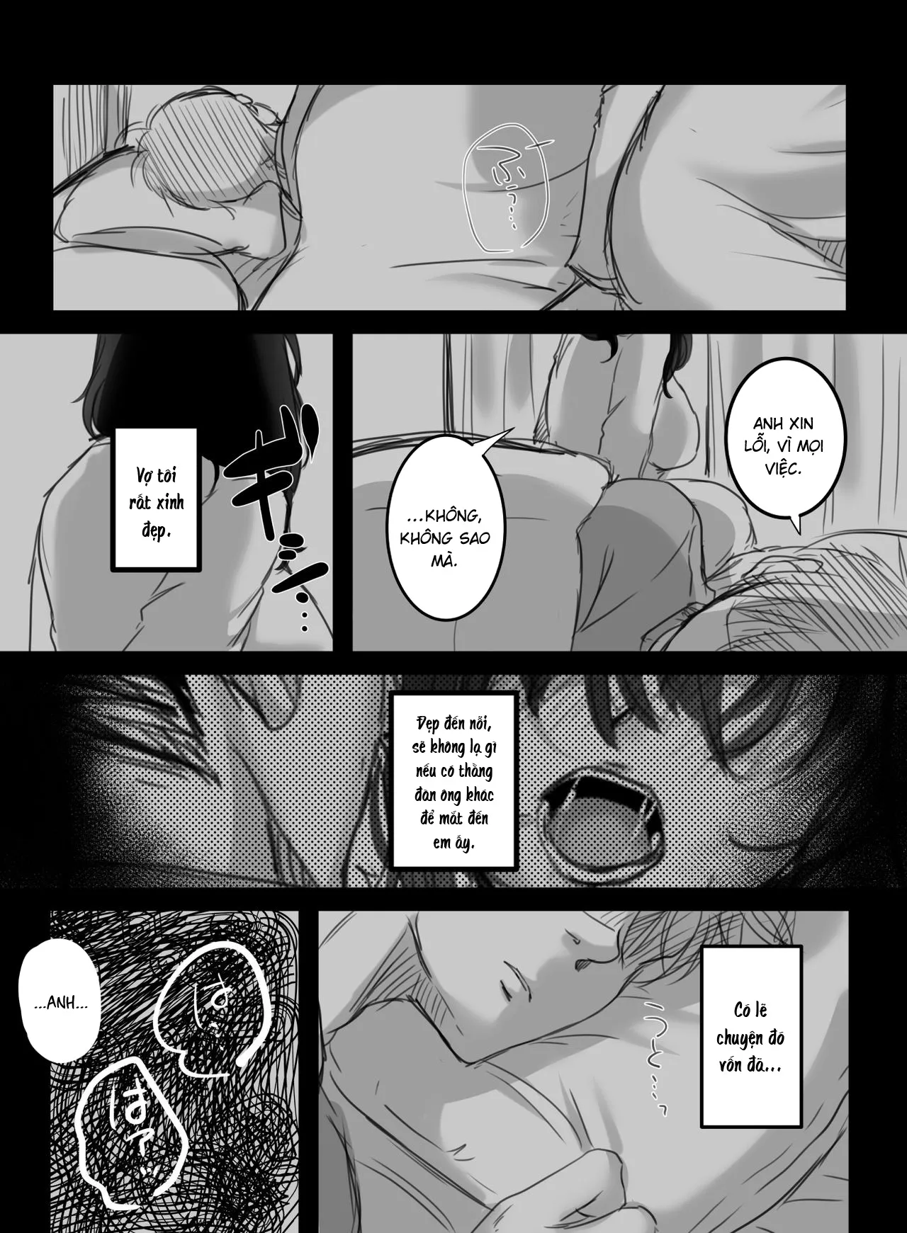 HentaiVN.net - Ảnh 14 - 15 phút tăng ca [15-Fun No Zangyou; RE: 15-Fun No Zangyou] - Chương 2.2: Chương của người chồng