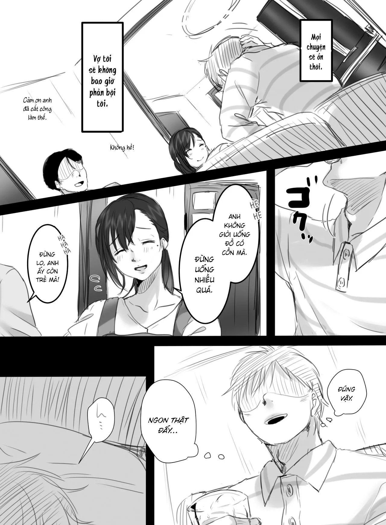 HentaiVN.net - Ảnh 28 - 15 phút tăng ca [15-Fun No Zangyou; RE: 15-Fun No Zangyou] - Chương 2.2: Chương của người chồng