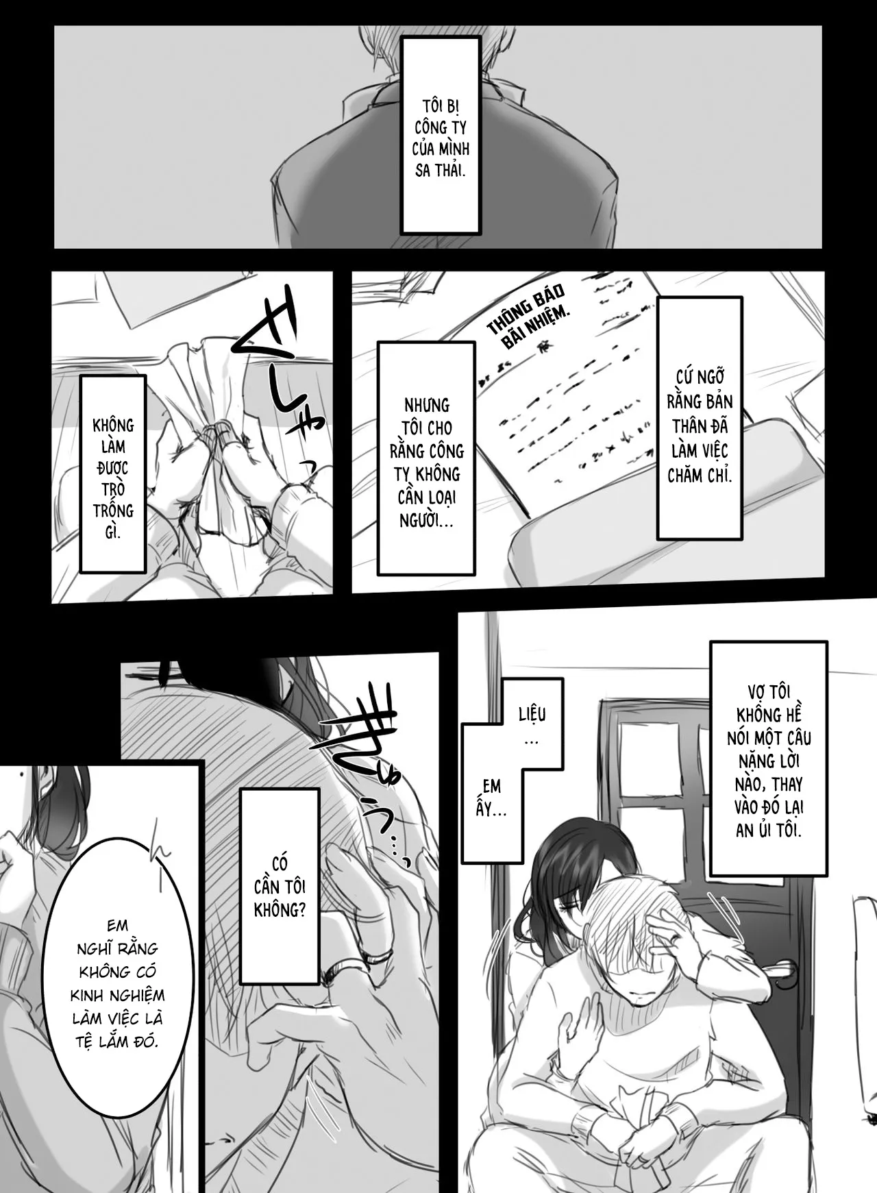 HentaiVN.net - Ảnh 3 - 15 phút tăng ca [15-Fun No Zangyou; RE: 15-Fun No Zangyou] - Chương 2.2: Chương của người chồng