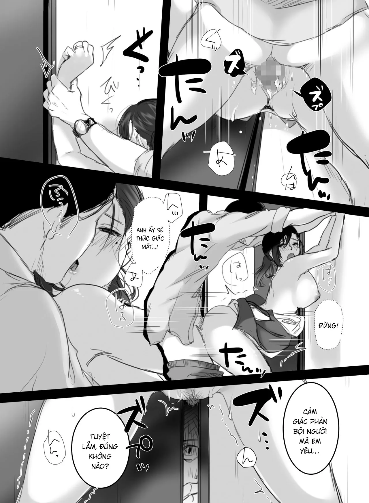 HentaiVN.net - Ảnh 41 - 15 phút tăng ca [15-Fun No Zangyou; RE: 15-Fun No Zangyou] - Chương 2.2: Chương của người chồng