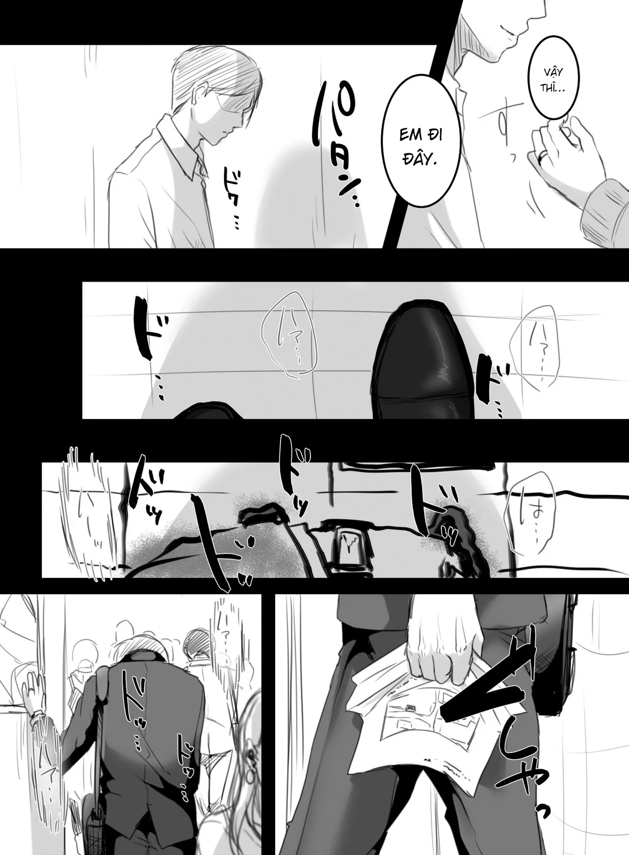 HentaiVN.net - Ảnh 5 - 15 phút tăng ca [15-Fun No Zangyou; RE: 15-Fun No Zangyou] - Chương 2.2: Chương của người chồng