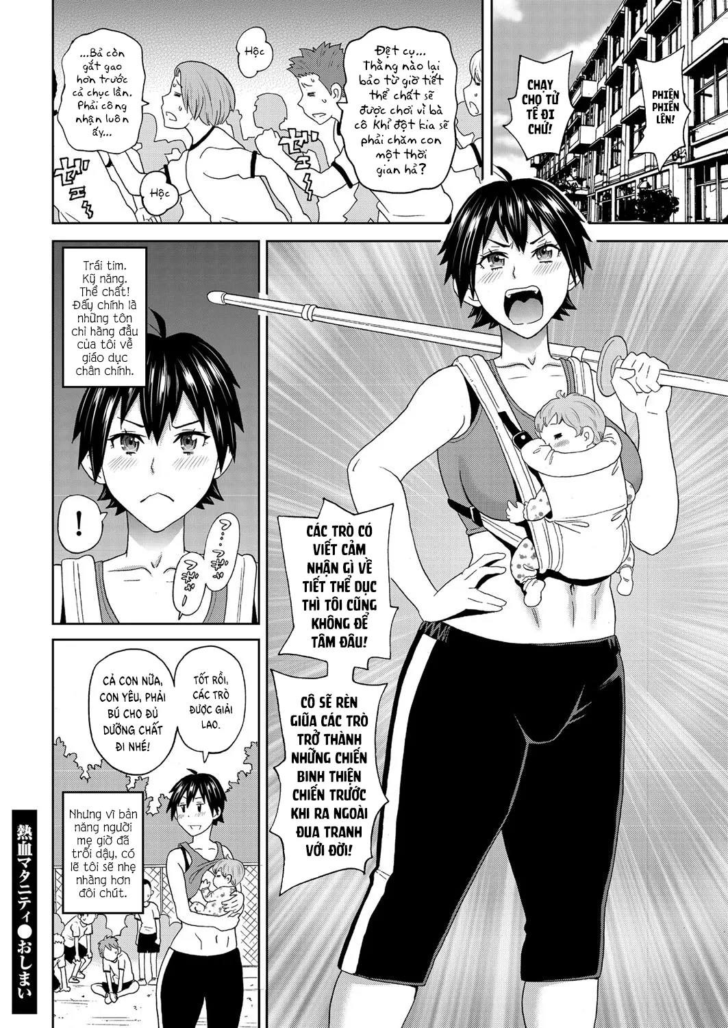 HentaiVN.net - Ảnh 20 - Bà bầu nóng tính [Nekketsu Maternity | Hot Blooded Maternity] - Oneshot