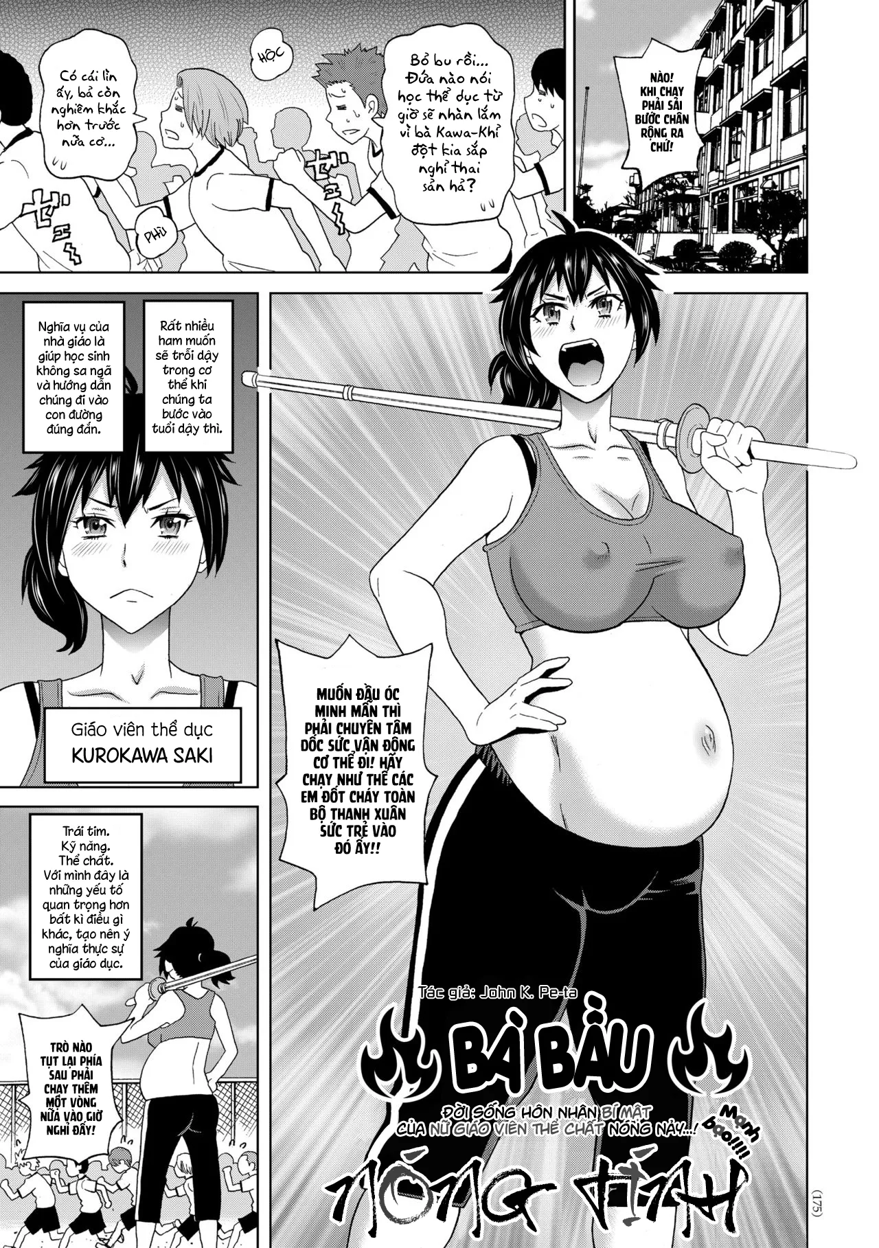 HentaiVN.net - Ảnh 3 - Bà bầu nóng tính [Nekketsu Maternity | Hot Blooded Maternity] - Oneshot