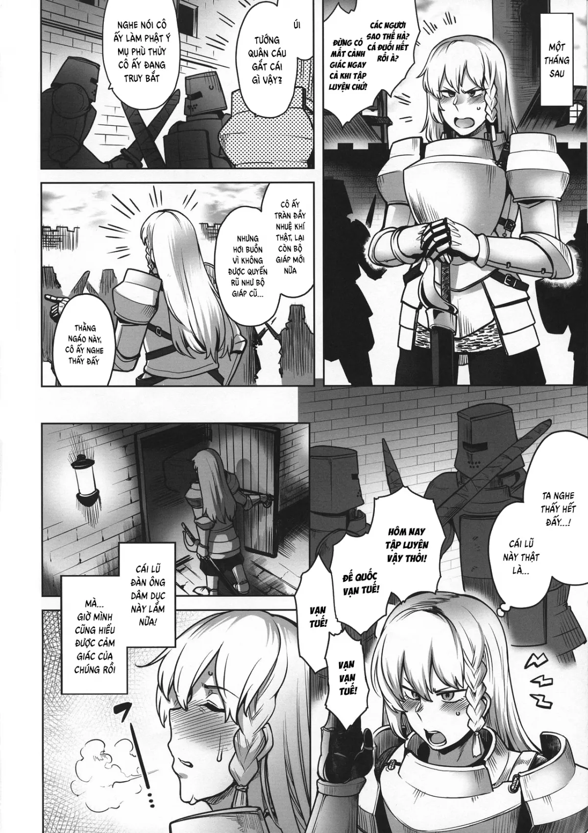 HentaiVN.net - Ảnh 11 - The Lady Knight and the Futanari Curse [Onna Kishi to Futanari no Noroi] - Oneshot