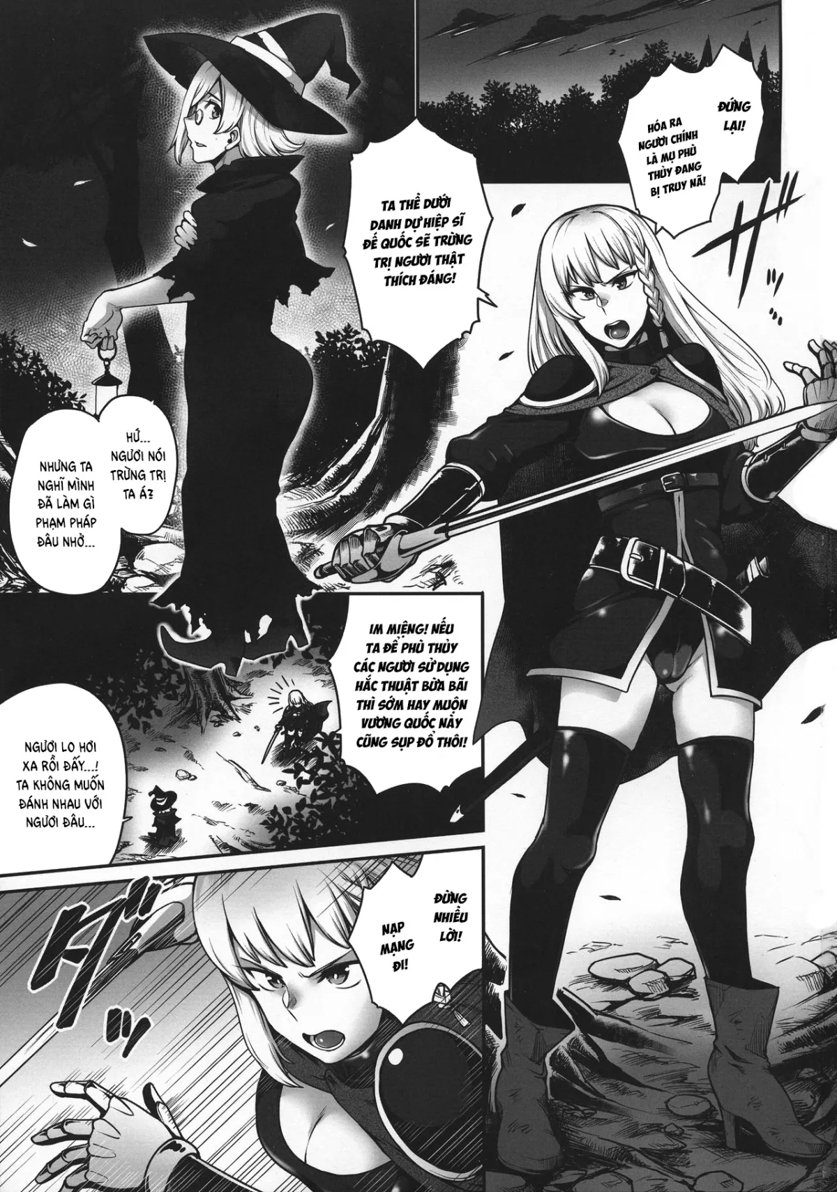 HentaiVN.net - Ảnh 4 - The Lady Knight and the Futanari Curse [Onna Kishi to Futanari no Noroi] - Oneshot