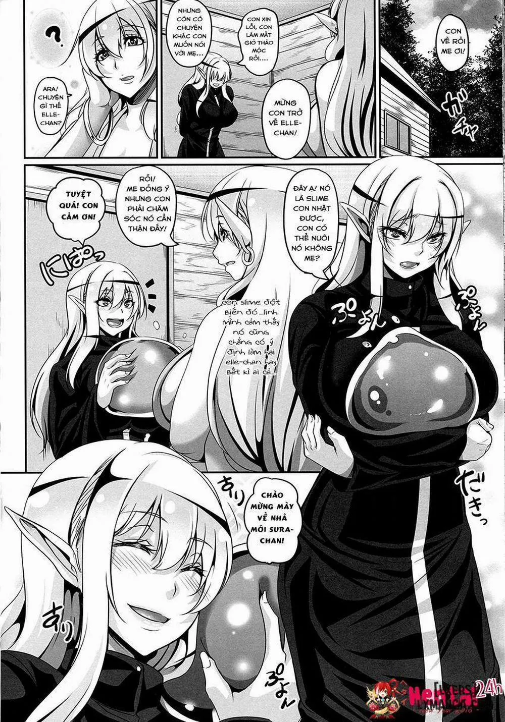 HentaiVN.net - Ảnh 31 - Inran Elf Musume To Slime-Kazuhiro - Oneshot