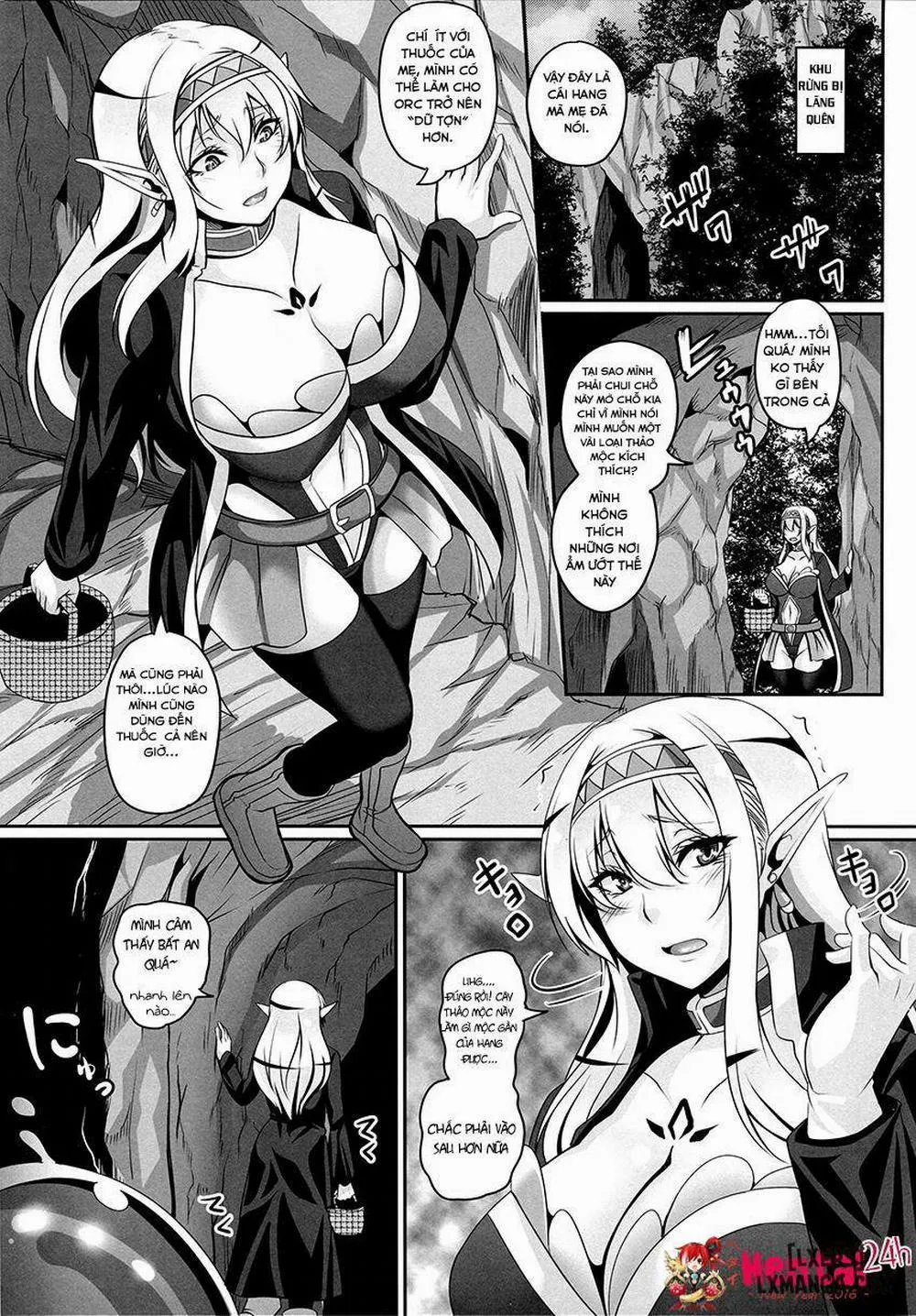 HentaiVN.net - Ảnh 4 - Inran Elf Musume To Slime-Kazuhiro - Oneshot