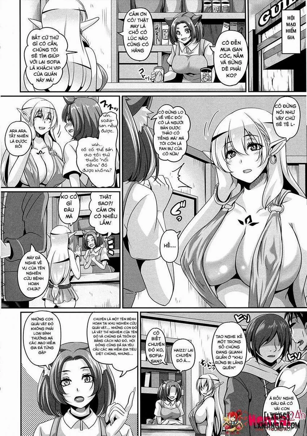 HentaiVN.net - Ảnh 5 - Inran Elf Musume To Slime-Kazuhiro - Oneshot