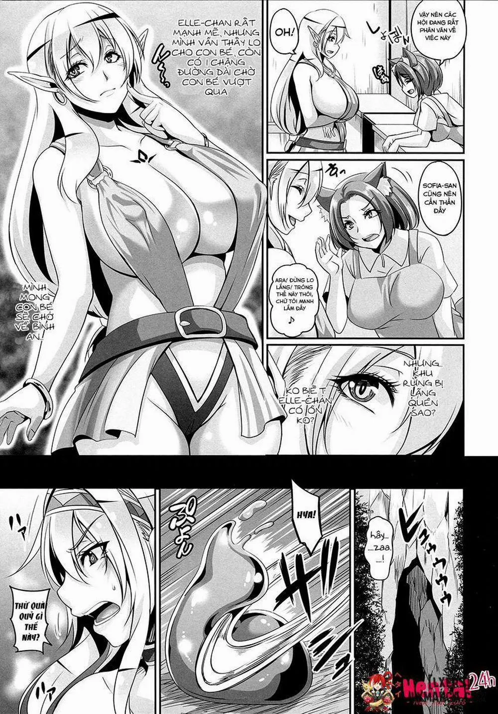 HentaiVN.net - Ảnh 6 - Inran Elf Musume To Slime-Kazuhiro - Oneshot