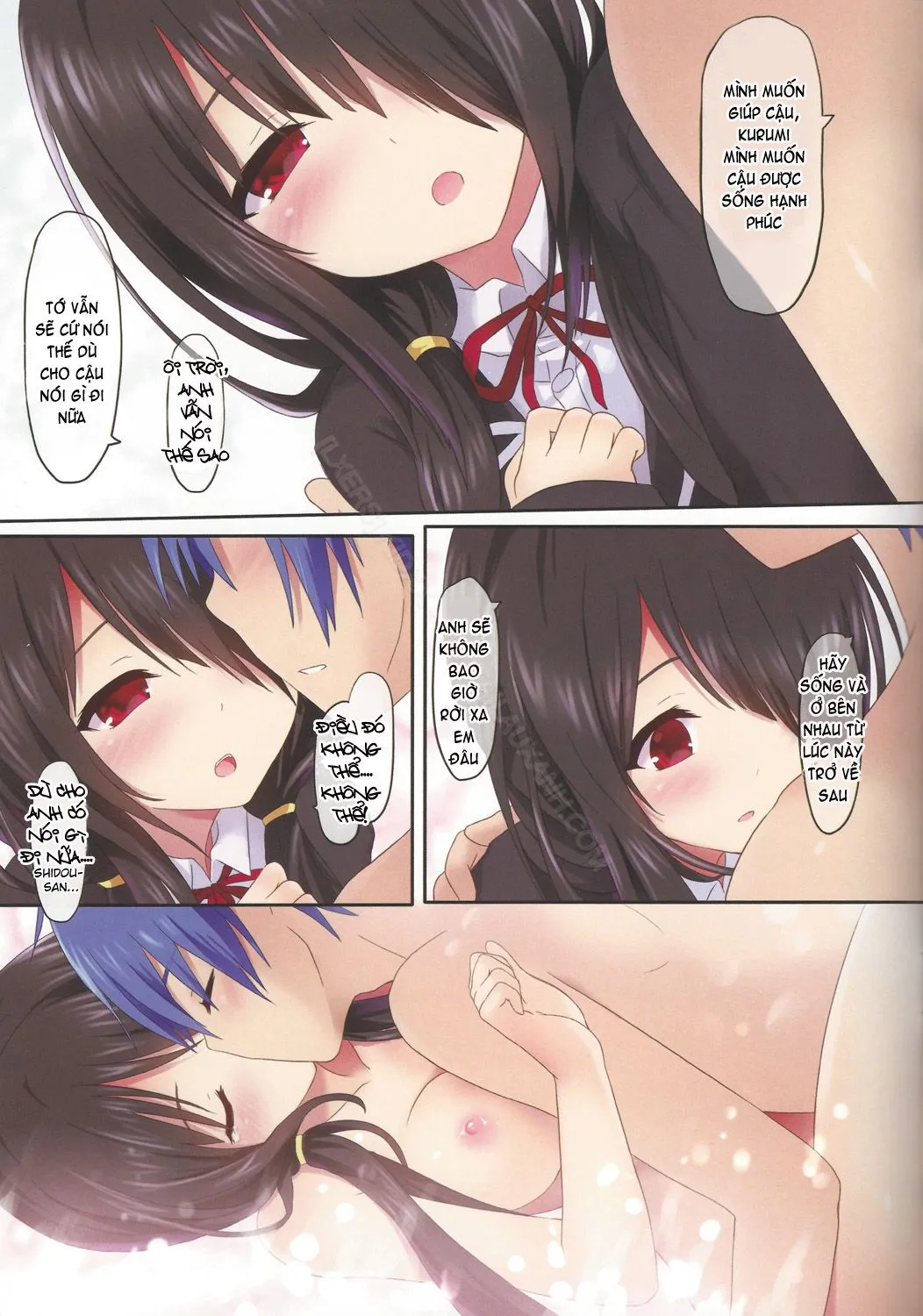 HentaiVN.net - Ảnh 20 - Frenzied Triple (Date A Live) [Kyousou Sanjoukyoku] - Oneshot [Full Color]