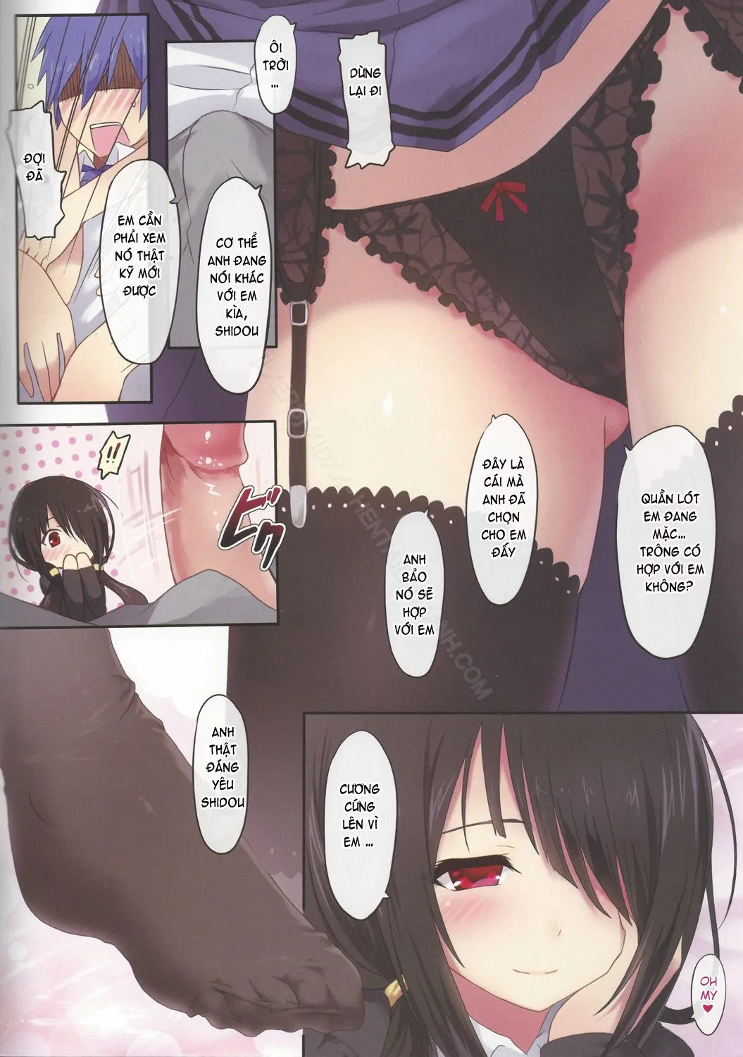 HentaiVN.net - Ảnh 3 - Frenzied Triple (Date A Live) [Kyousou Sanjoukyoku] - Oneshot [Full Color]