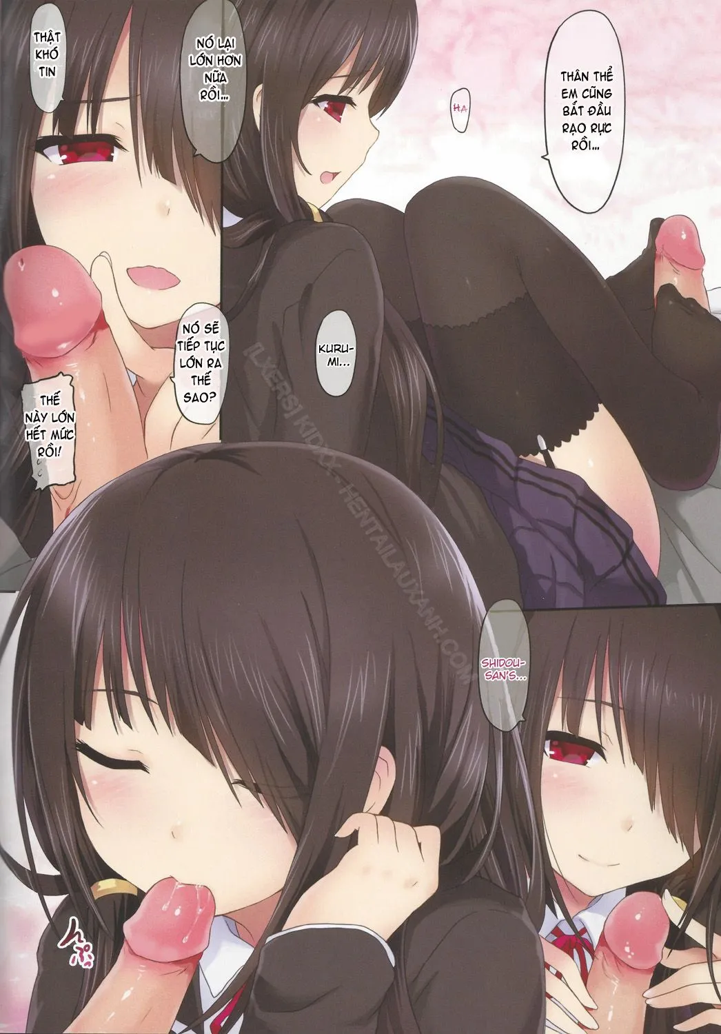 HentaiVN.net - Ảnh 5 - Frenzied Triple (Date A Live) [Kyousou Sanjoukyoku] - Oneshot [Full Color]