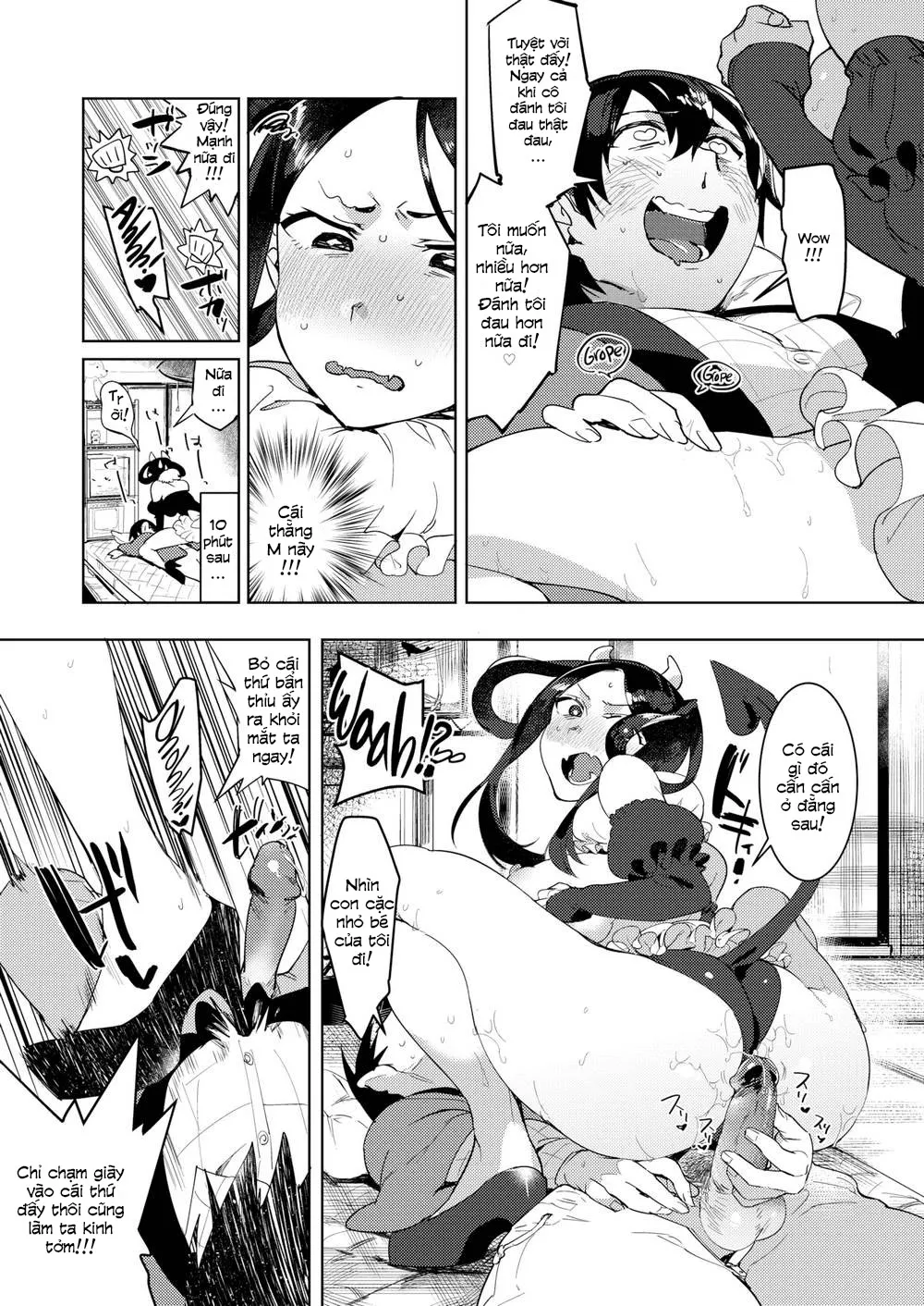 HentaiVN.net - Ảnh 11 - Đền ơn đáp nghĩa [Doing it with Ann the Demon] - Oneshot - Ko che