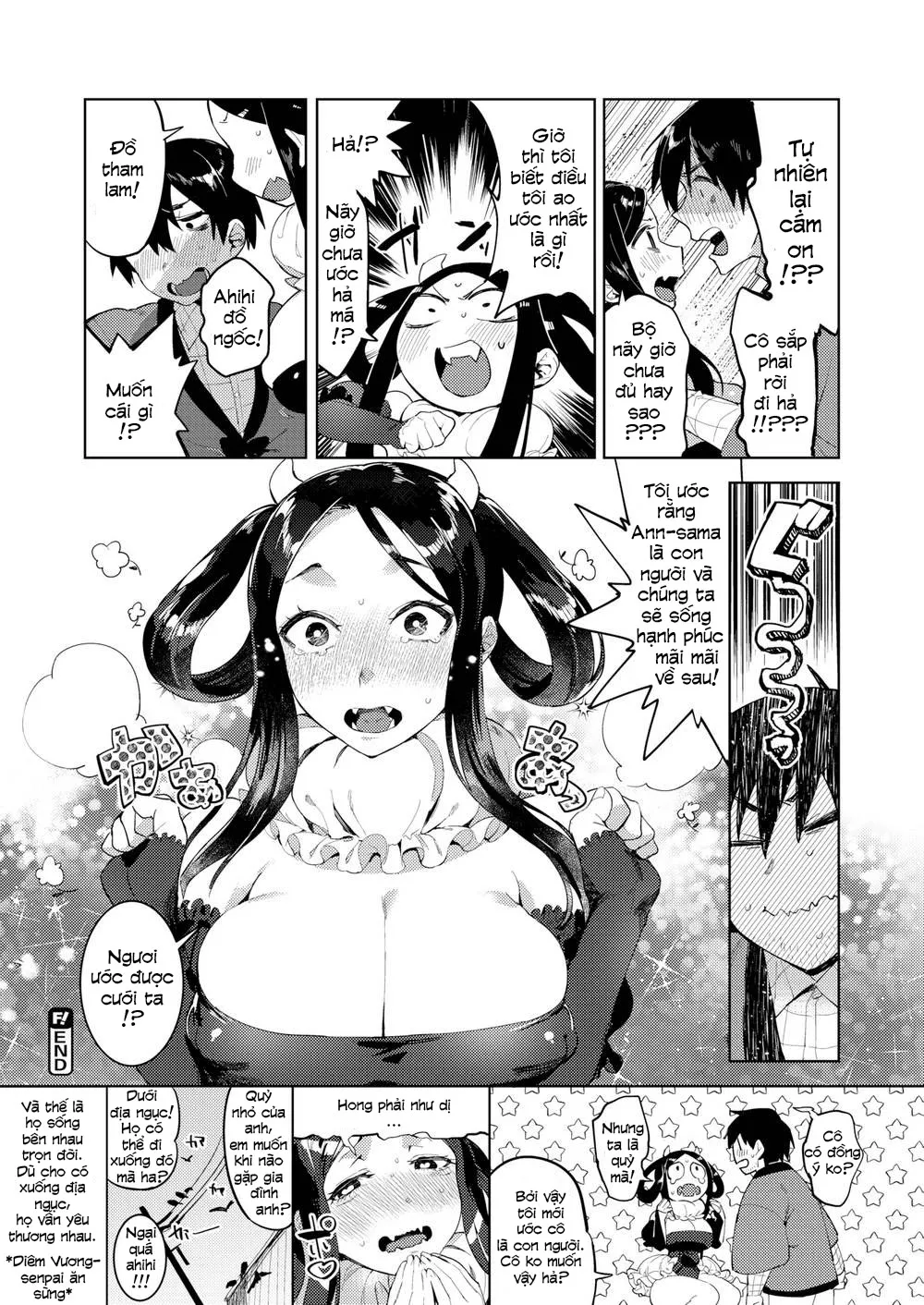 HentaiVN.net - Ảnh 28 - Đền ơn đáp nghĩa [Doing it with Ann the Demon] - Oneshot - Ko che