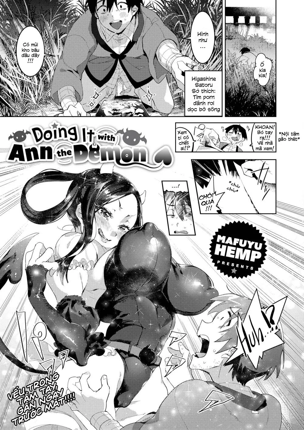 HentaiVN.net - Ảnh 3 - Đền ơn đáp nghĩa [Doing it with Ann the Demon] - Oneshot - Ko che