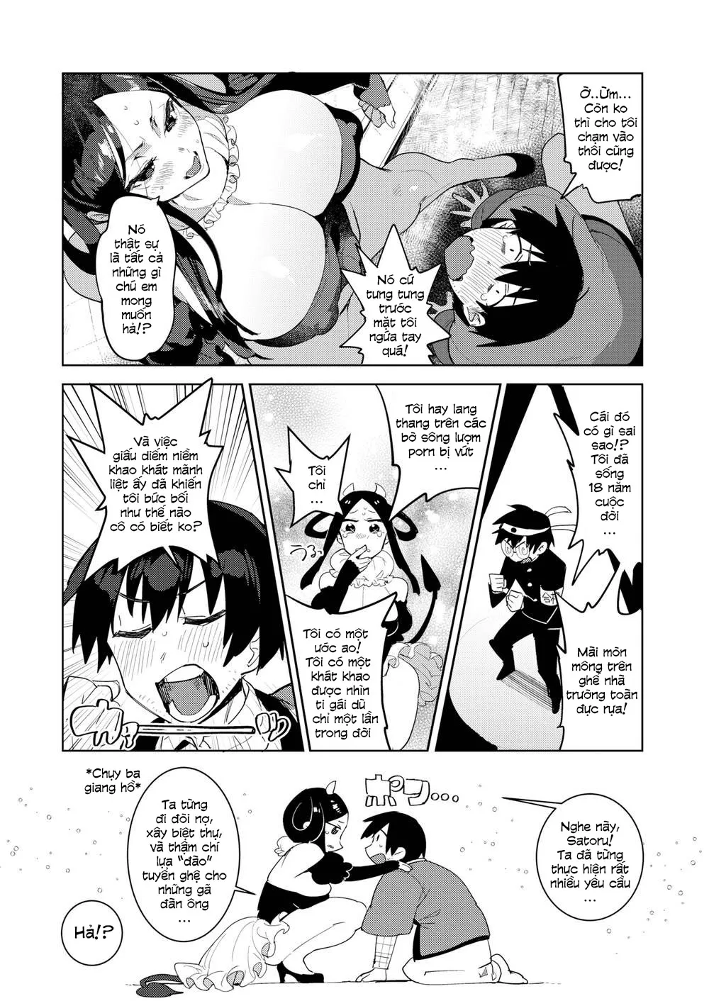 HentaiVN.net - Ảnh 8 - Đền ơn đáp nghĩa [Doing it with Ann the Demon] - Oneshot - Ko che