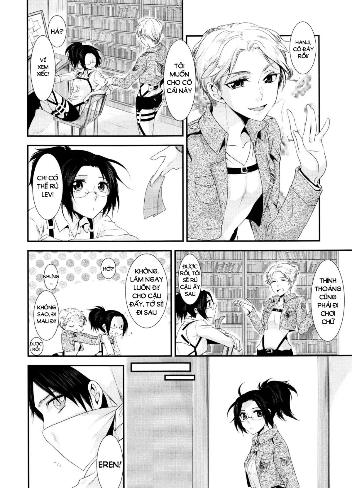 HentaiVN.net - Ảnh 10 - Kiss me once again (Shingeki no Kyojin) - Chap 3