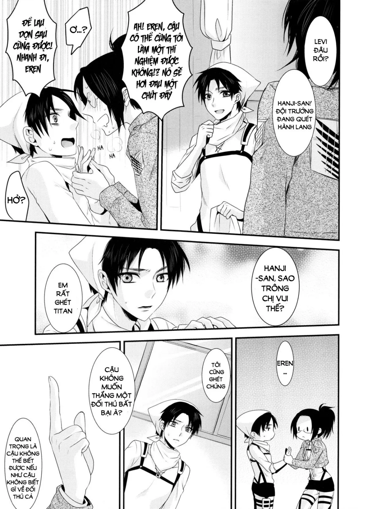 HentaiVN.net - Ảnh 11 - Kiss me once again (Shingeki no Kyojin) - Chap 3