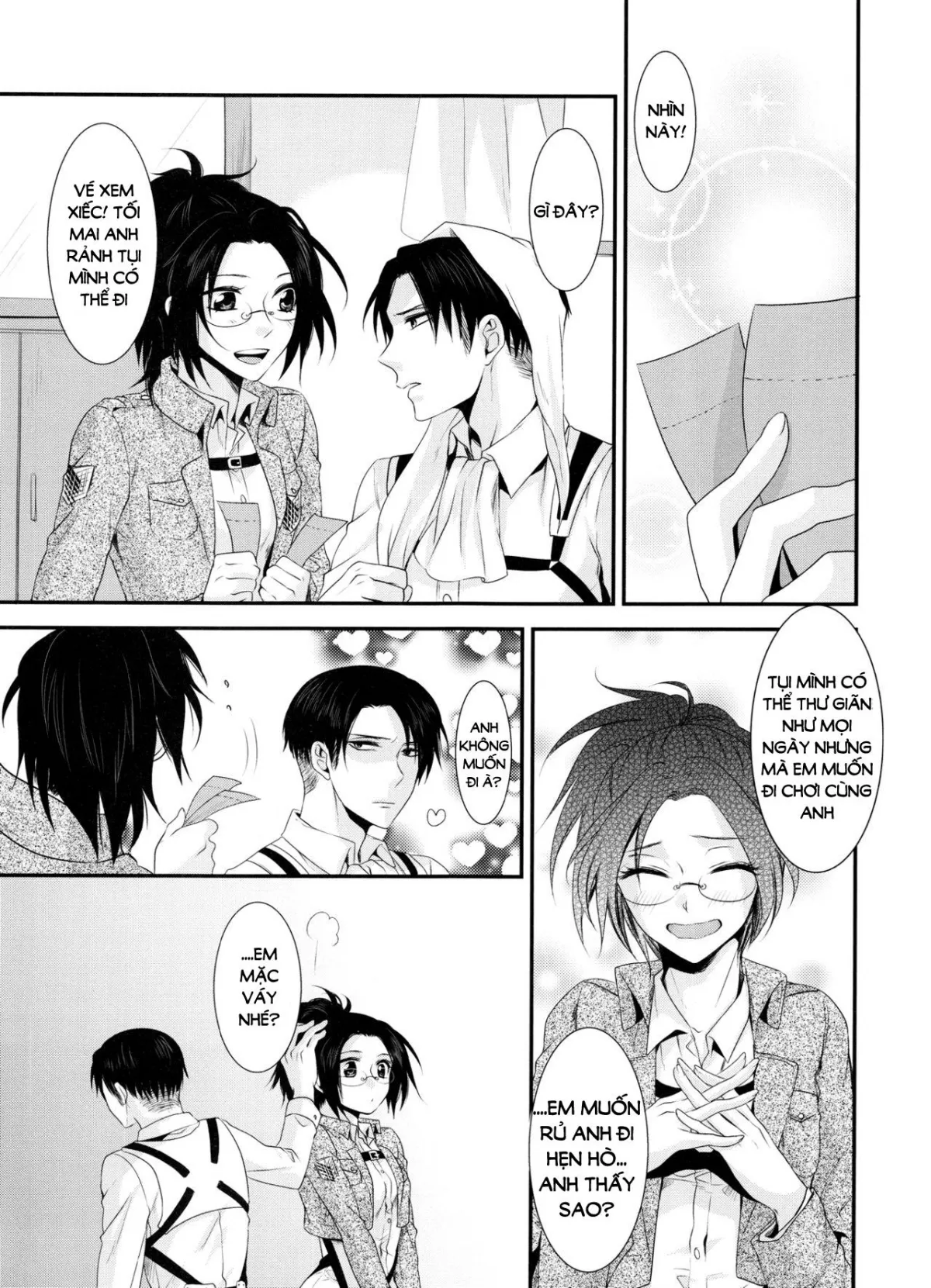 HentaiVN.net - Ảnh 13 - Kiss me once again (Shingeki no Kyojin) - Chap 3