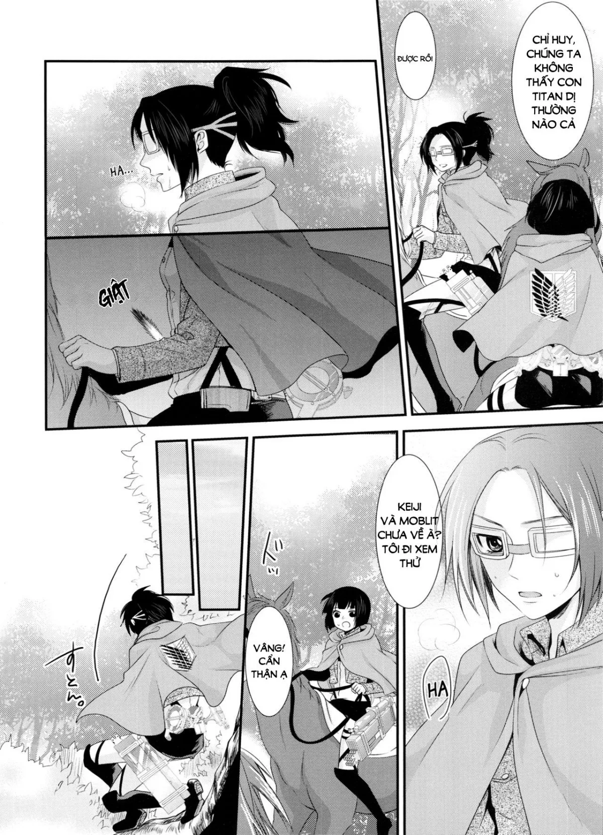 HentaiVN.net - Ảnh 15 - Kiss me once again (Shingeki no Kyojin) - Chap 4