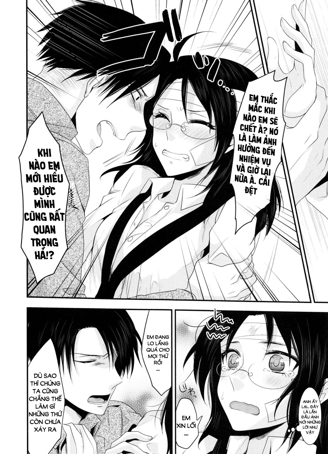 HentaiVN.net - Ảnh 12 - Kiss me once again (Shingeki no Kyojin) - Chap 5