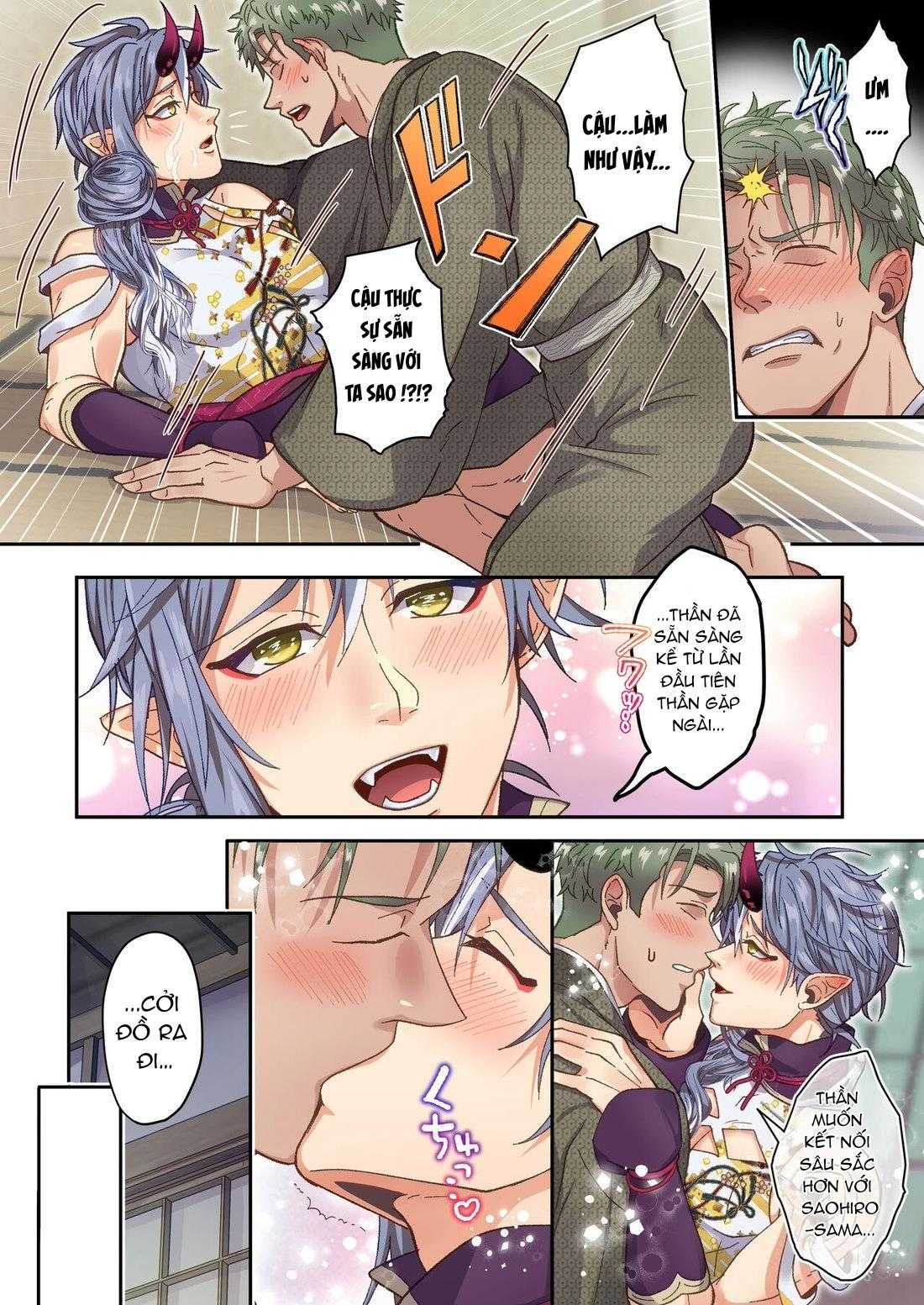 HentaiVN.net - Ảnh 14 - Koisuru Oni wa Nikubou-sama no Otomo ni Naritai - one shot