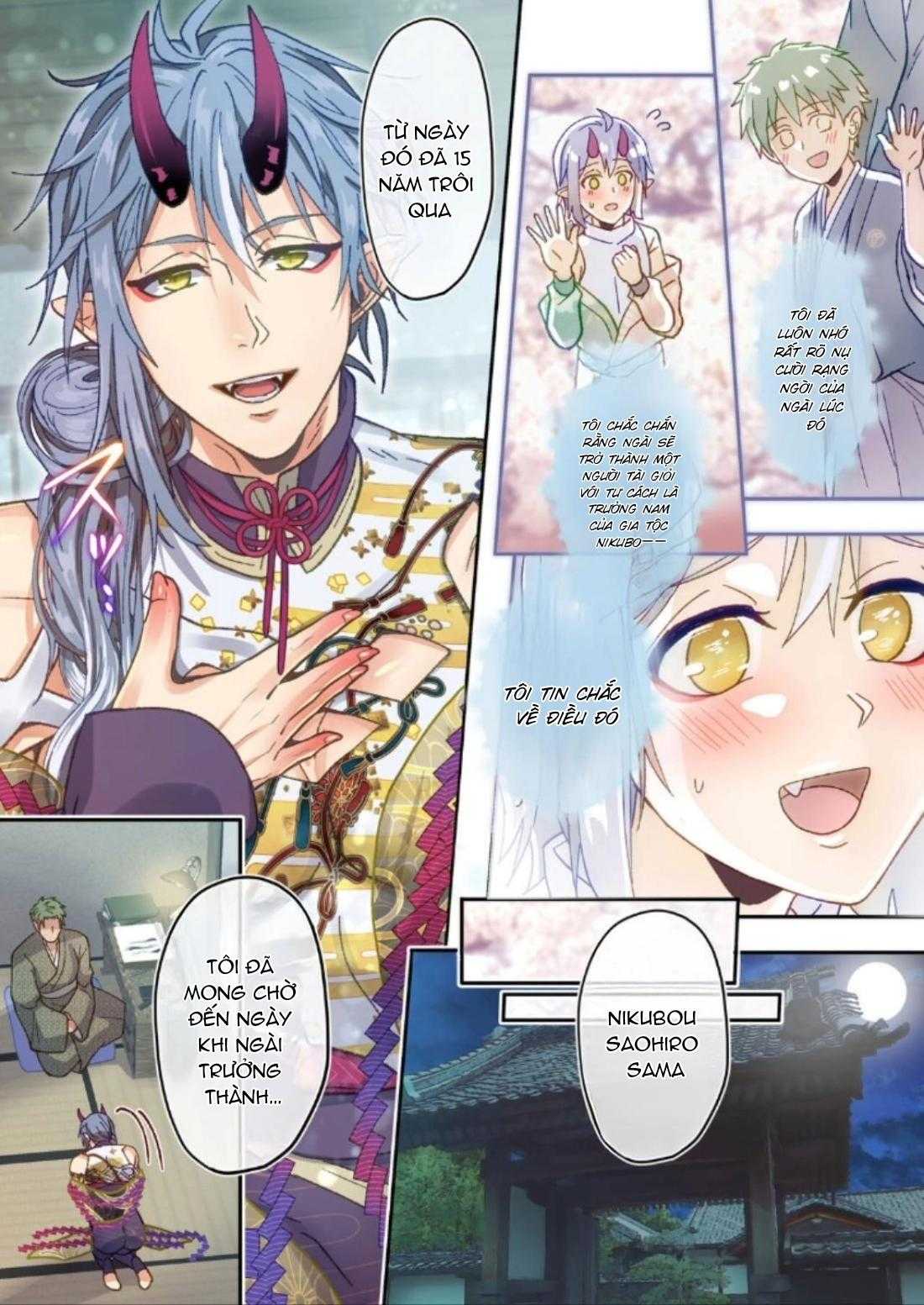 HentaiVN.net - Ảnh 4 - Koisuru Oni wa Nikubou-sama no Otomo ni Naritai - one shot