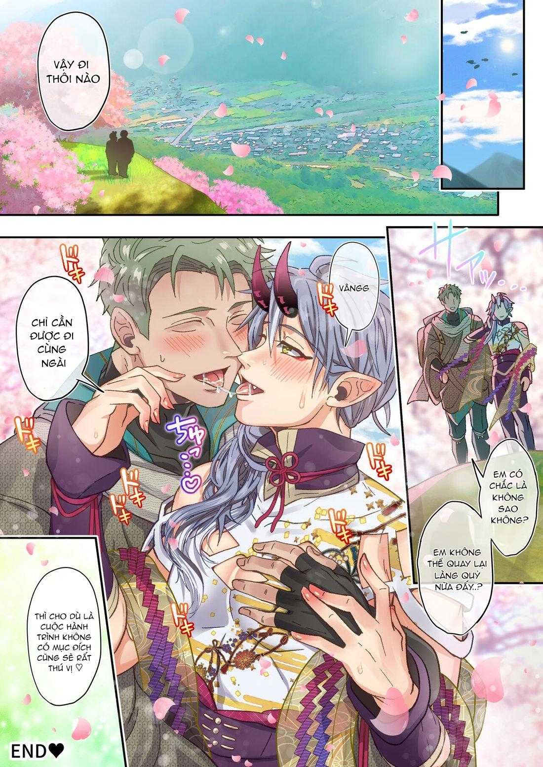 HentaiVN.net - Ảnh 35 - Koisuru Oni wa Nikubou-sama no Otomo ni Naritai - one shot