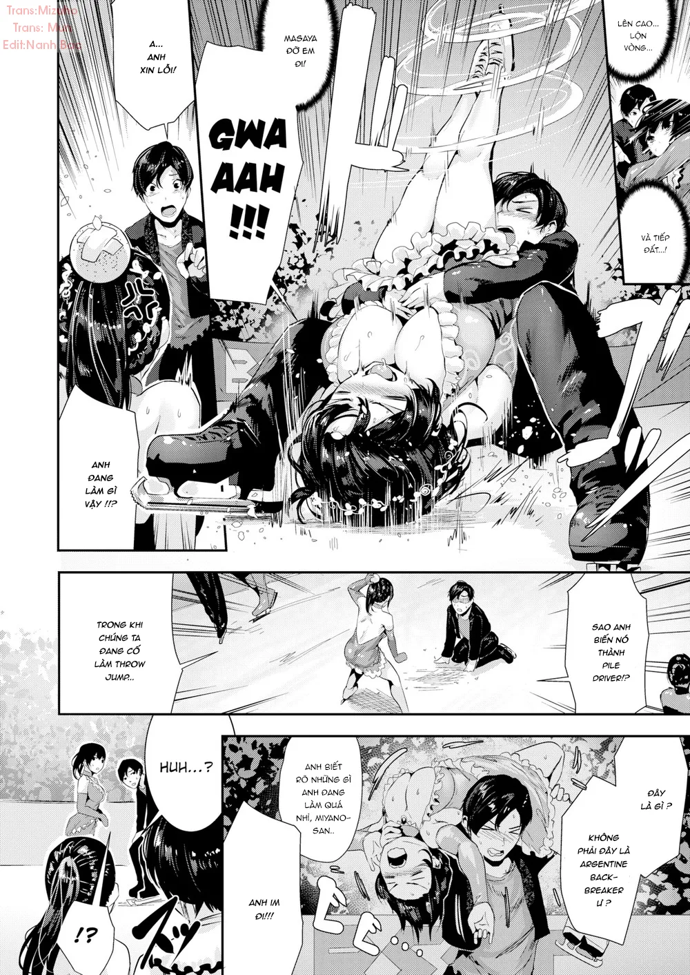 HentaiVN.net - Ảnh 15 - Milky Time (Trọn bộ) [Bitch on the Beach; Princess on Ice; D for Dicktory!; Light Brown Temptation; Streak Racer; Hundred Steamy Poems, One Winning Hand!; As If Soaring; Shutter Babes; Playstage; Fuck School! Red-Face Club] - Chap 1: Bitch on the Beach & Princess on Ice