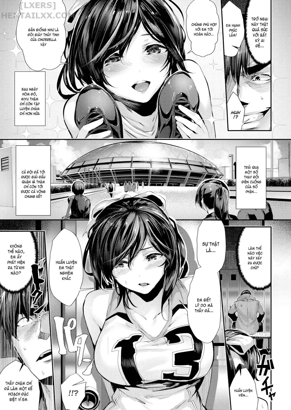 HentaiVN.net - Ảnh 9 - Milky Time (Trọn bộ) [Bitch on the Beach; Princess on Ice; D for Dicktory!; Light Brown Temptation; Streak Racer; Hundred Steamy Poems, One Winning Hand!; As If Soaring; Shutter Babes; Playstage; Fuck School! Red-Face Club] - Chap 2: D for Dicktory!