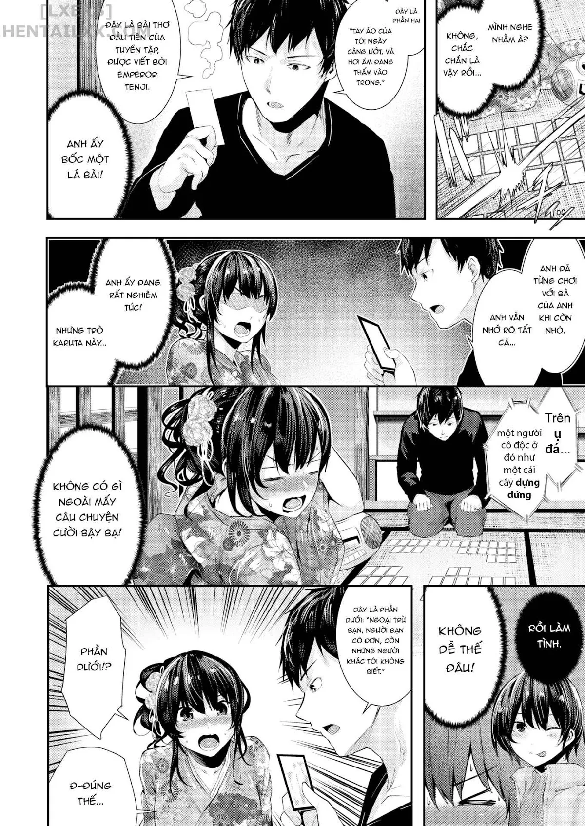 HentaiVN.net - Ảnh 8 - Milky Time (Trọn bộ) [Bitch on the Beach; Princess on Ice; D for Dicktory!; Light Brown Temptation; Streak Racer; Hundred Steamy Poems, One Winning Hand!; As If Soaring; Shutter Babes; Playstage; Fuck School! Red-Face Club] - Chap 5: Hundred Steamy Poems, One Winning Hand!