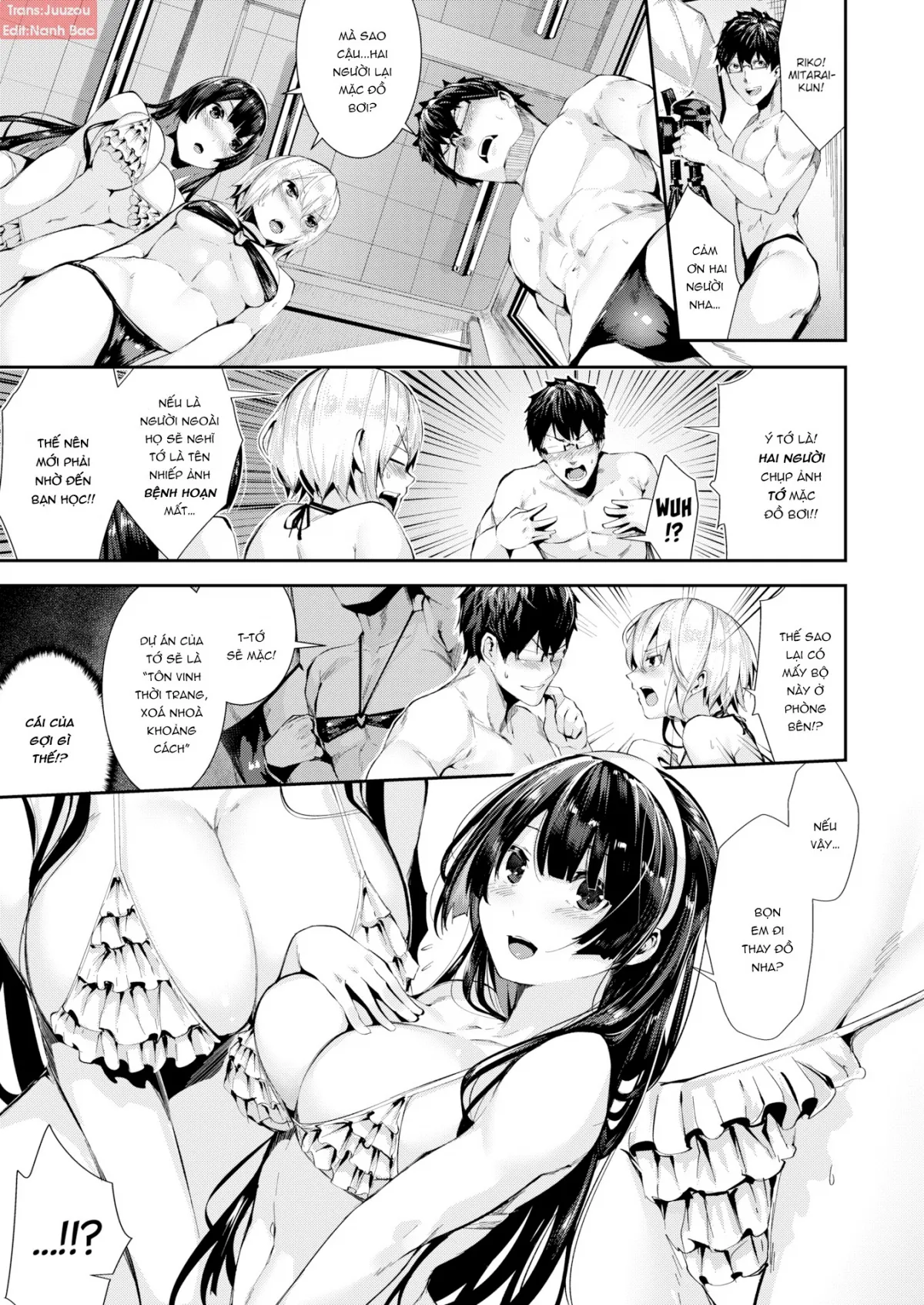 HentaiVN.net - Ảnh 8 - Milky Time (Trọn bộ) [Bitch on the Beach; Princess on Ice; D for Dicktory!; Light Brown Temptation; Streak Racer; Hundred Steamy Poems, One Winning Hand!; As If Soaring; Shutter Babes; Playstage; Fuck School! Red-Face Club] - Chap 7: Shutter Babes