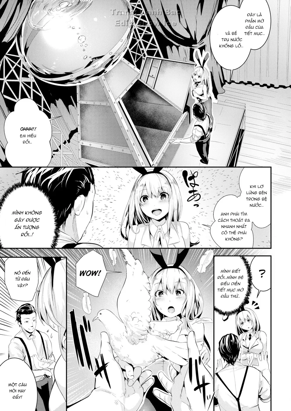 HentaiVN.net - Ảnh 4 - Milky Time (Trọn bộ) [Bitch on the Beach; Princess on Ice; D for Dicktory!; Light Brown Temptation; Streak Racer; Hundred Steamy Poems, One Winning Hand!; As If Soaring; Shutter Babes; Playstage; Fuck School! Red-Face Club] - Chap 8: Playstage