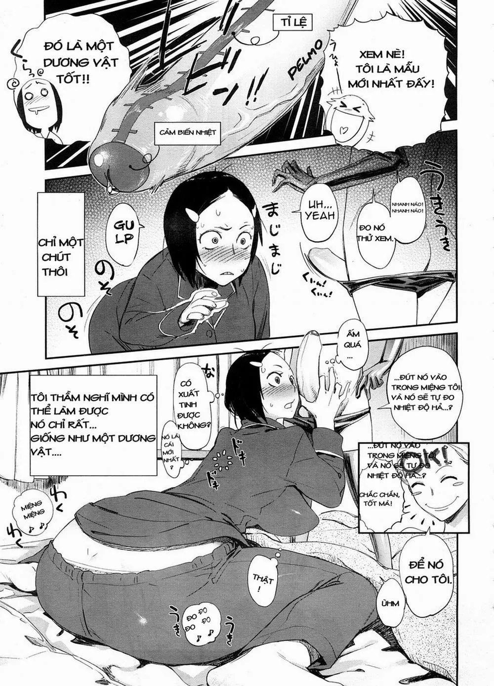 HentaiVN.net - Ảnh 5 - Thermometer Boy, Measuring Beast - Oneshot