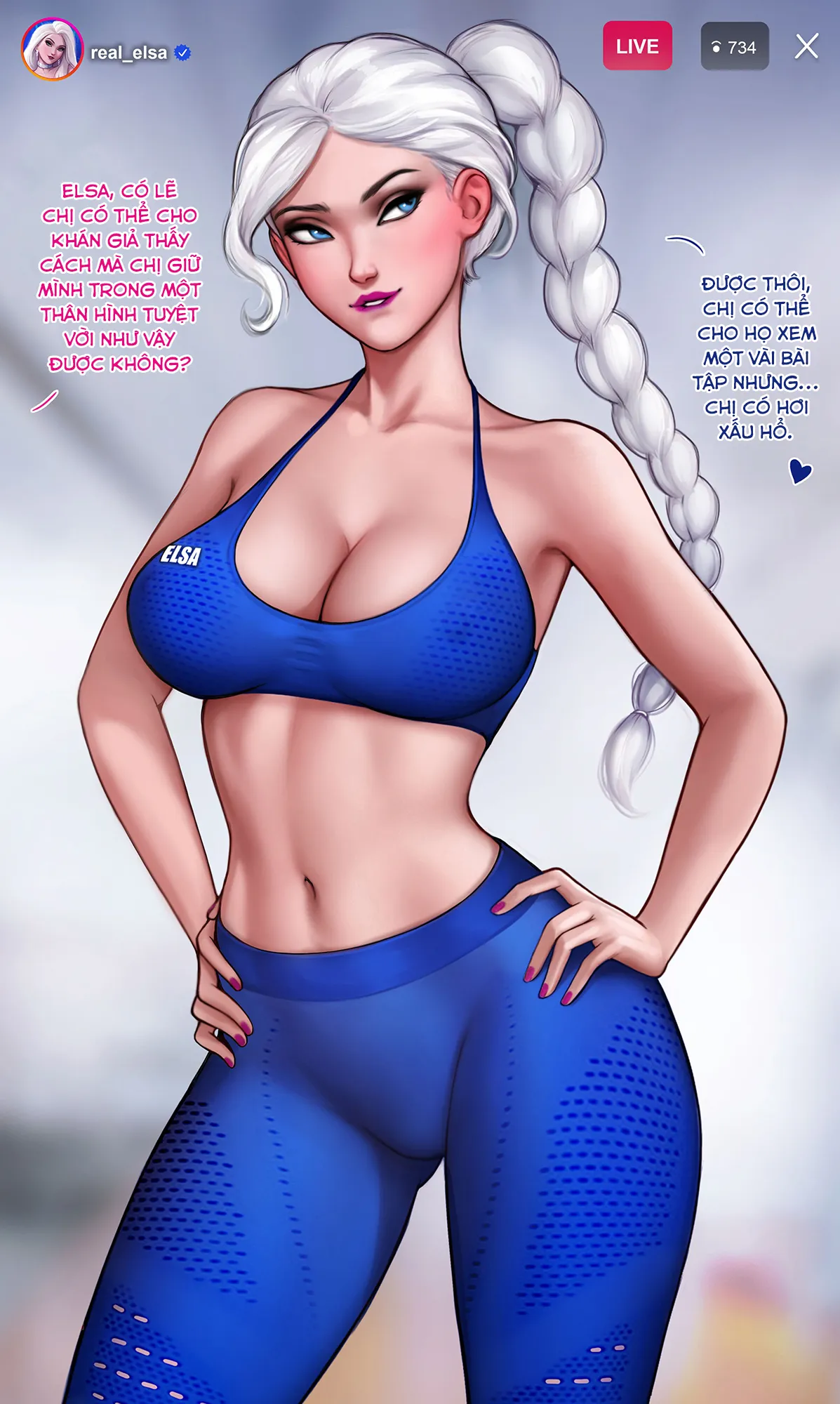 HentaiVN.net - Ảnh 5 - How to train your ass with Elsa - Oneshot