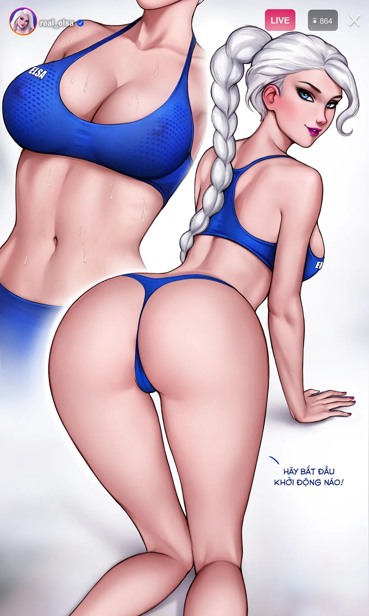 HentaiVN.net - Ảnh 7 - How to train your ass with Elsa - Oneshot