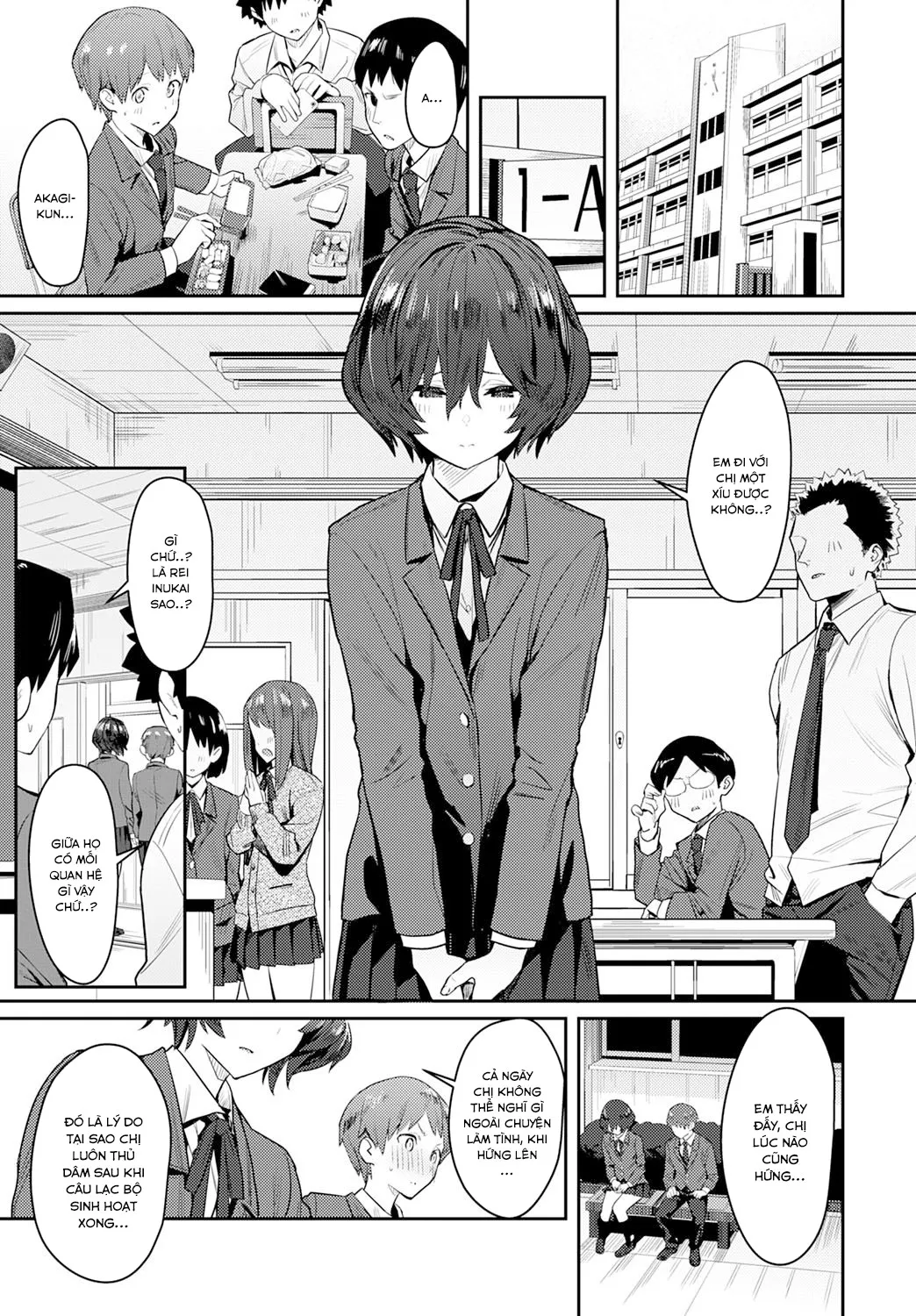 HentaiVN.net - Ảnh 5 - The Quiet Wolf [おとなしオオカミ; Sói thầm lặng] - Oneshot