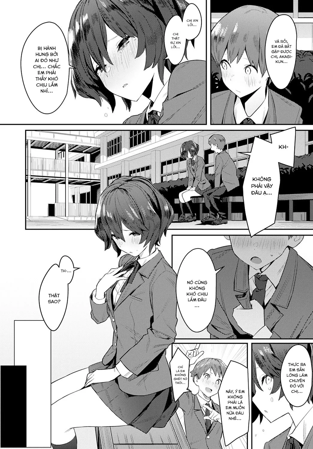 HentaiVN.net - Ảnh 6 - The Quiet Wolf [おとなしオオカミ; Sói thầm lặng] - Oneshot